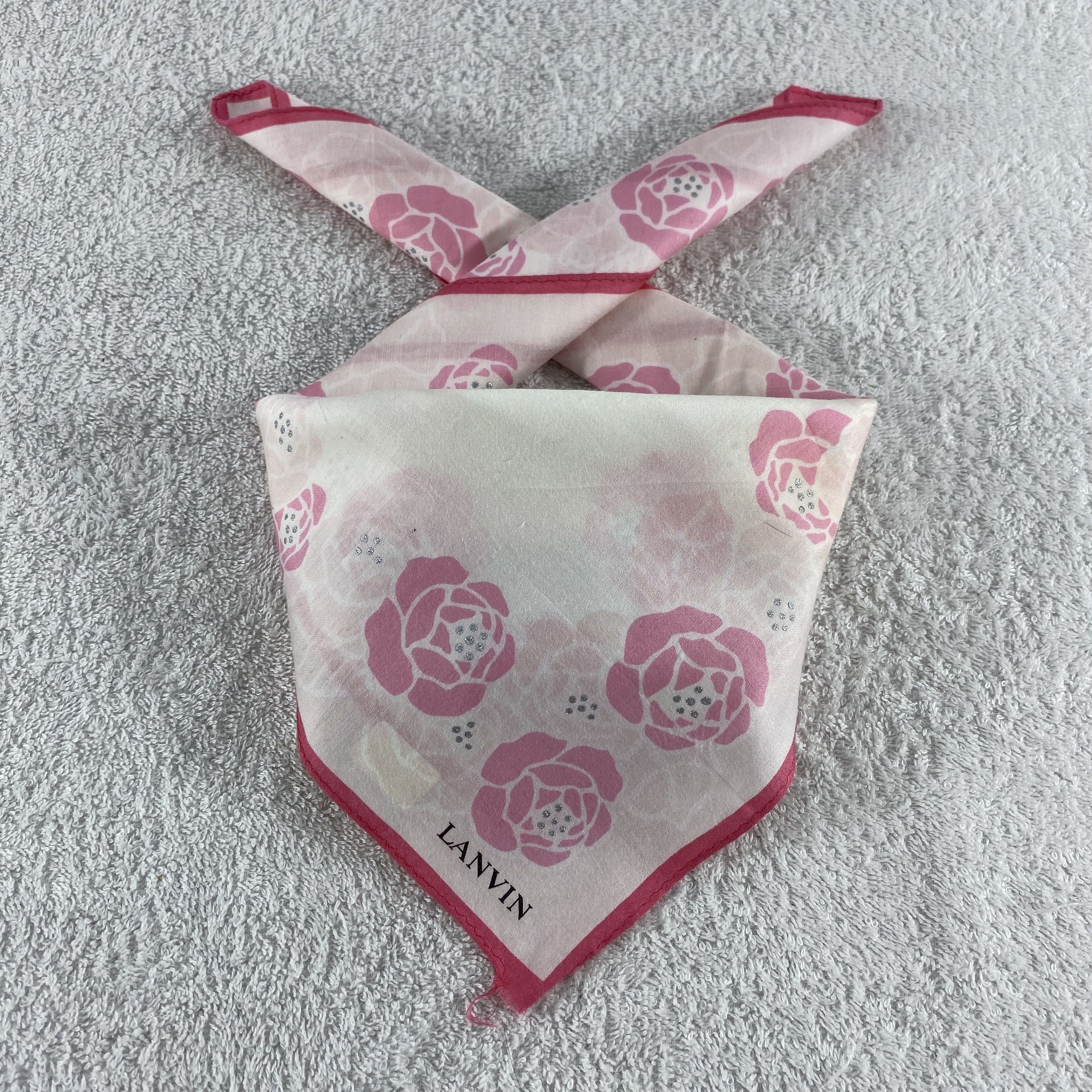 Lanvin × Vintage Lanvin Handkerchief / Neckerchief / Bandana Size ONE SIZE - 1 Thumbnail