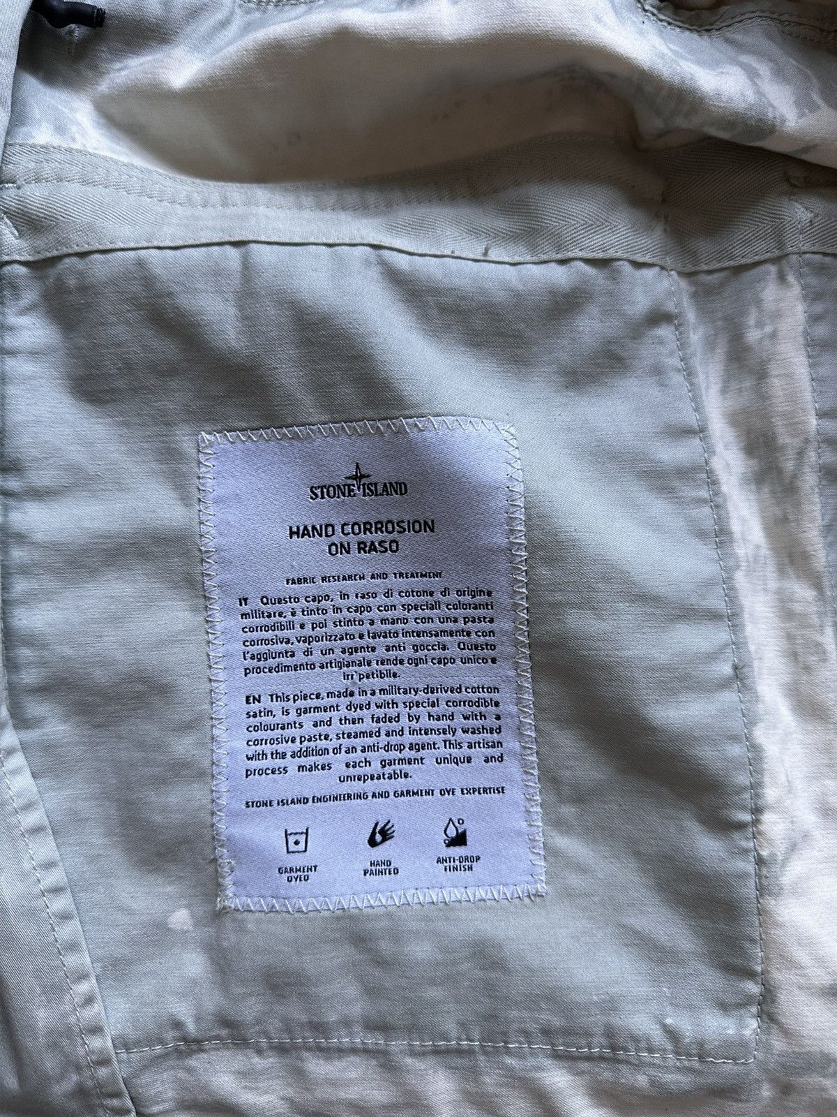 Stone Island Stone Island Hand Corrosion Jacket Very Rare Size US L / EU 52-54 / 3 - 5 Thumbnail