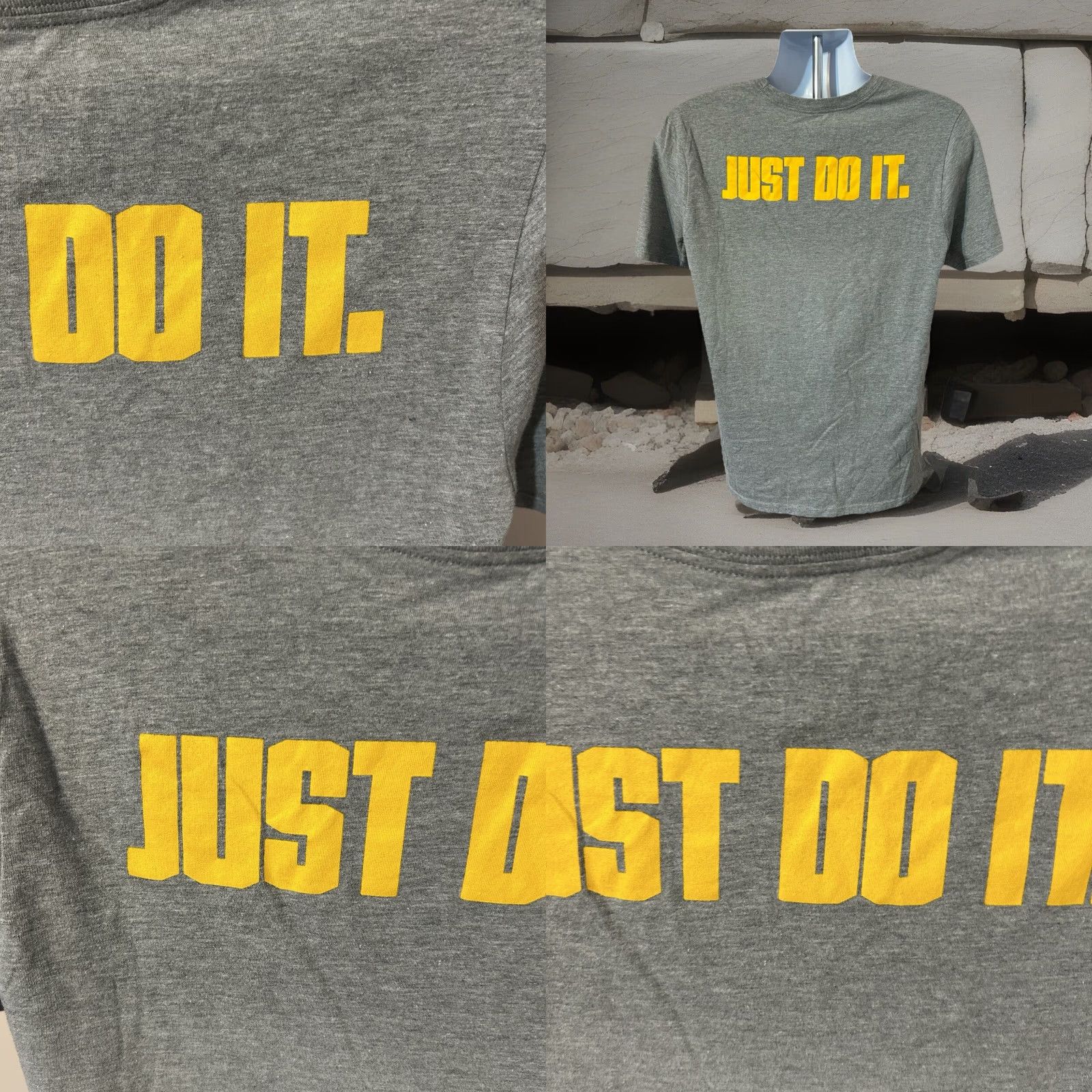 Nike Nike Just Do It Shirt Men Large Gray Drexel Dragons Basketball Logo Athletic Tee Size US L / EU 52-54 / 3 - 8 Thumbnail