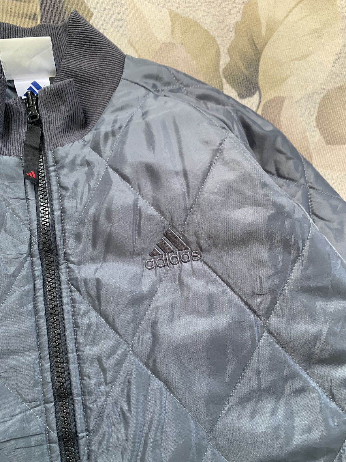 Adidas × Vintage Vtg Adidas Quilted Jacket Size US M / EU 48-50 / 2 - 5 Thumbnail