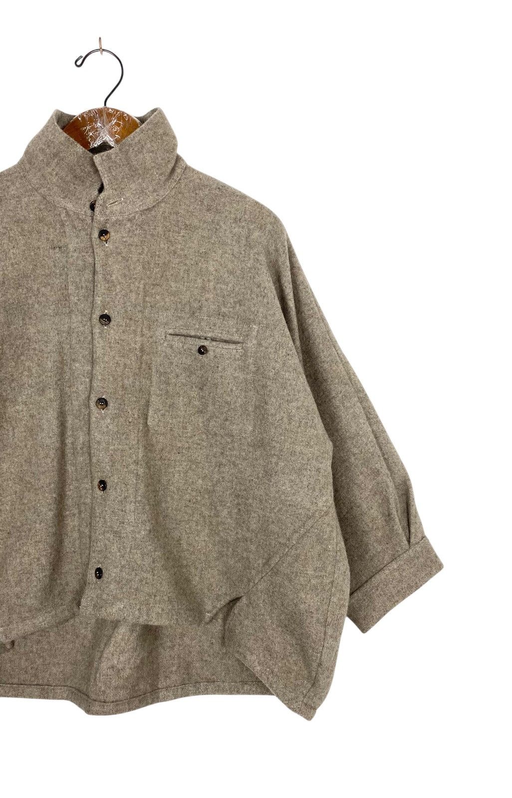 Japanese Brand Rare‼️ Particular Japan Wool Shirt Made in Japan Size US M / EU 48-50 / 2 - 3 Thumbnail