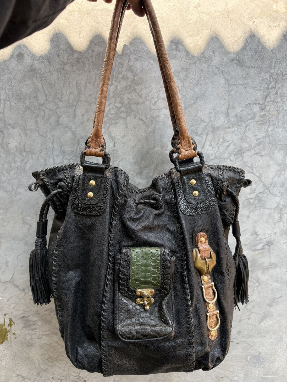 Other Sabbatha steampunk leather bag Size ONE SIZE - 1 Thumbnail