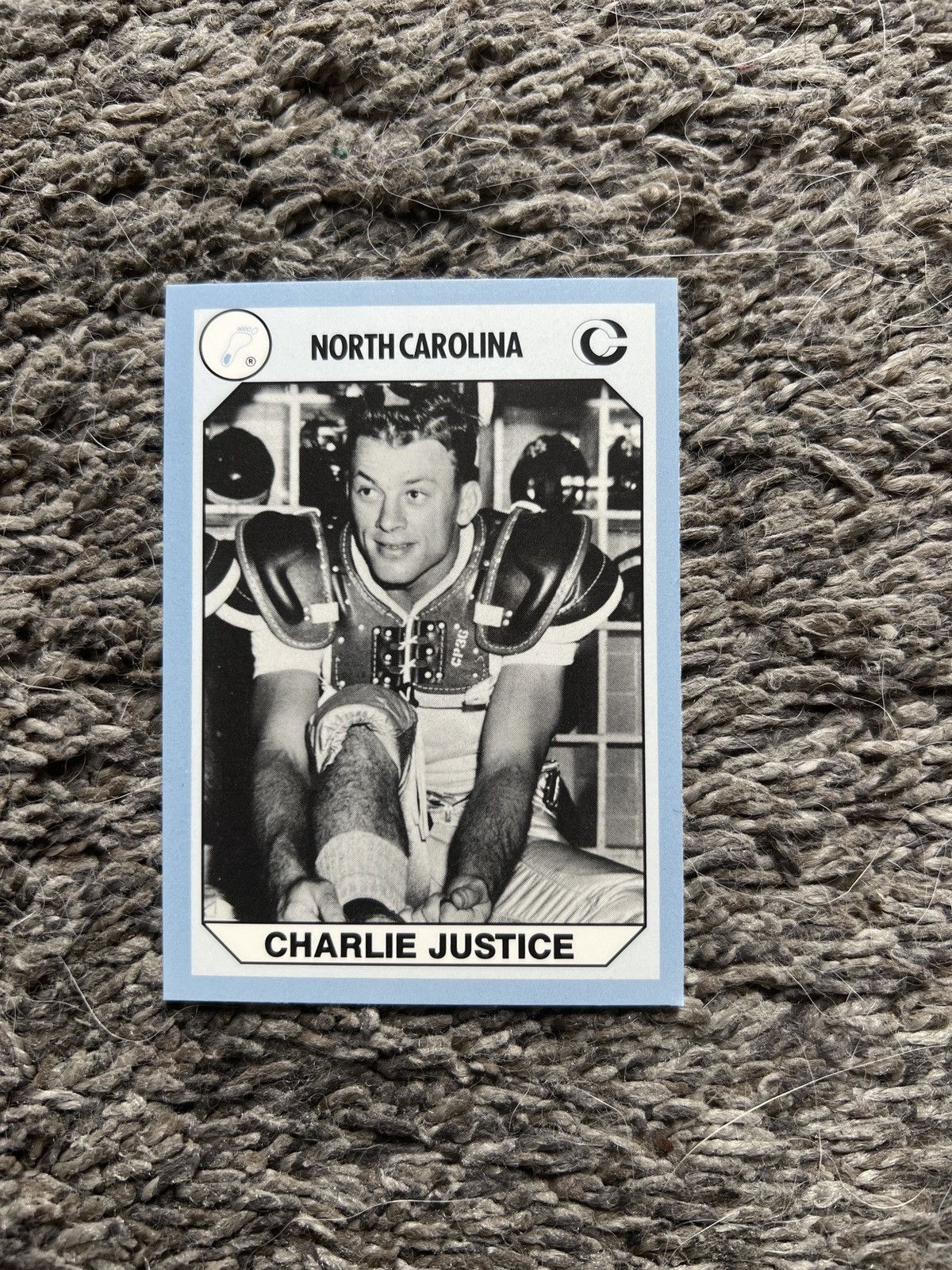 NCAA 1990 Collegiate Collection #143 Charlie Justice Card Size ONE SIZE - 1 Thumbnail