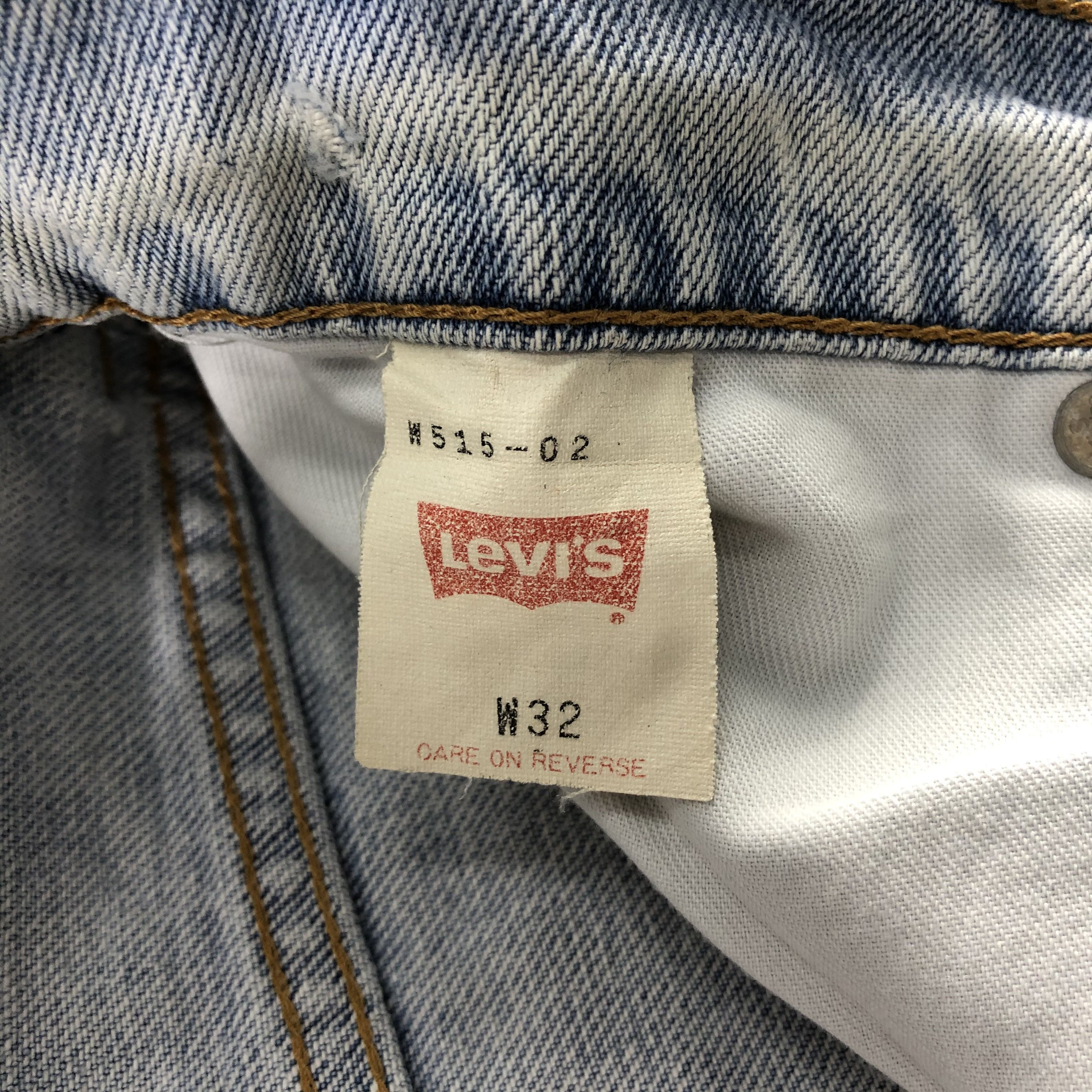 Levi's 90s Vintage Light Wash Levis 515 Jeans-J1918 Size US 28 / EU 44 - 13 Thumbnail