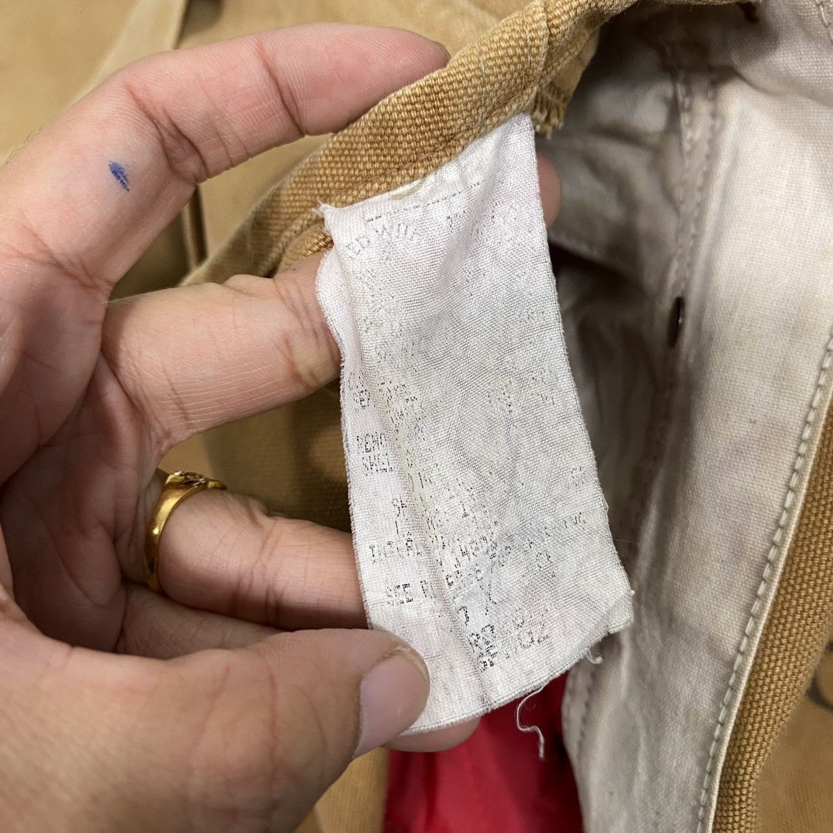 Carhartt 🔥VINTAGE COVERALL CARHARTT WORKER DUCK CANVAS DETROIT Size US 36 / EU 52 - 23 Thumbnail