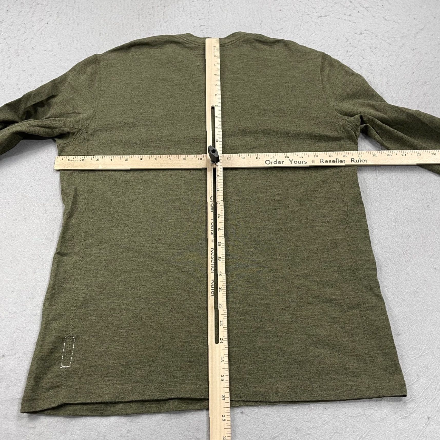 Rag & Bone Rag & Bone Shirt Mens L Green Cotton Henley Tee Long Sleeve Standard Issue Size US L / EU 52-54 / 3 - 6 Thumbnail