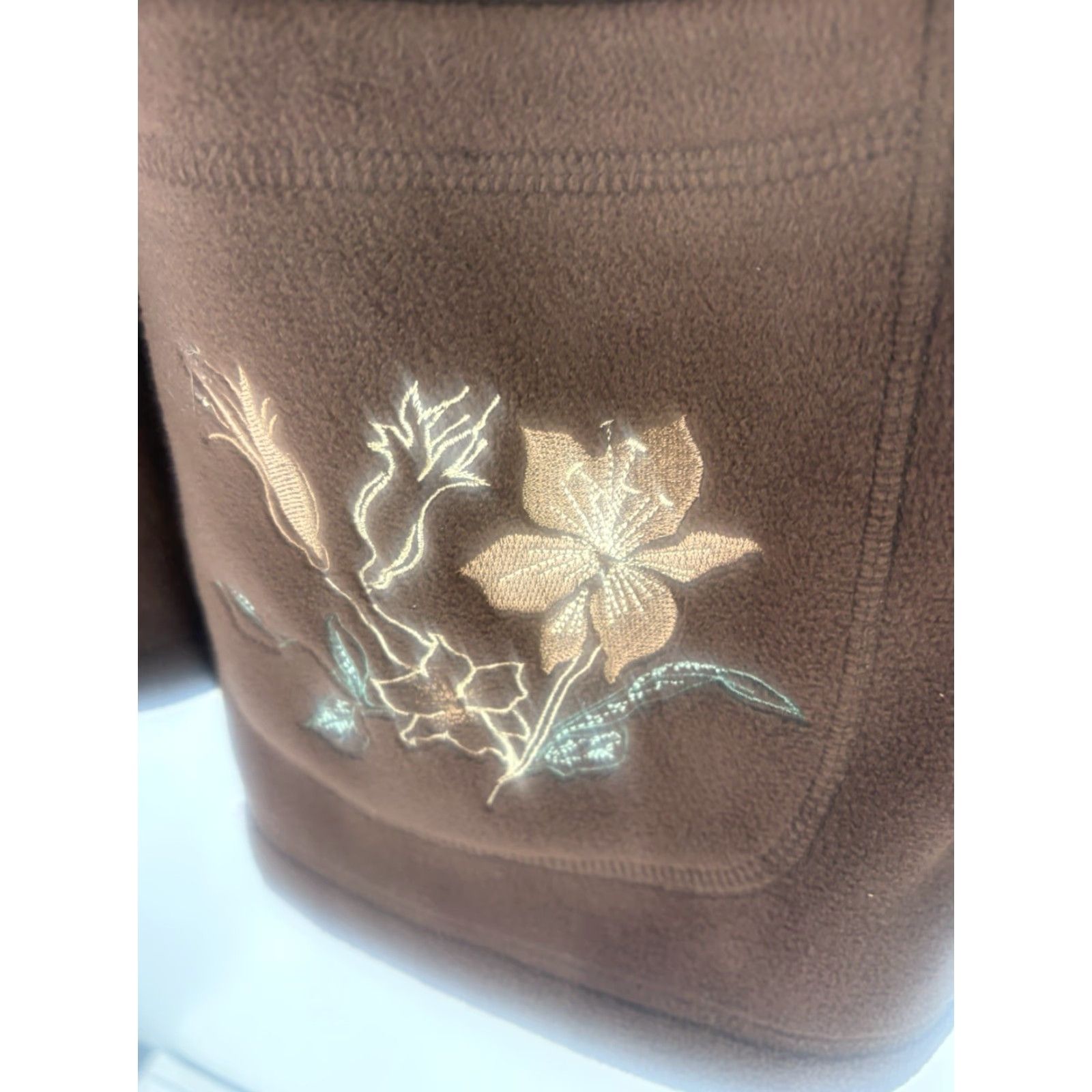 Blair Blair Fleece Jacket Women's Long Sleeve Regular M Brown Size M / US 6-8 / IT 42-44 - 7 Thumbnail