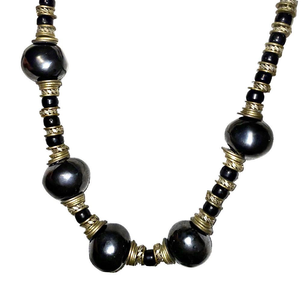 Vintage Estate 80’s Australian Tribe Hematite Necklace Size ONE SIZE - 10 Thumbnail