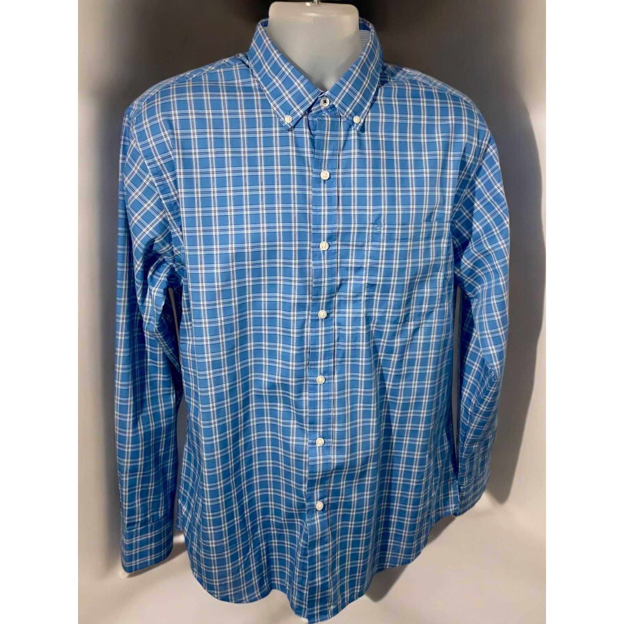 Izod Izod Mens Plaid Button Down Long Sleeve Shirt Large Size US L / EU 52-54 / 3 - 6 Thumbnail