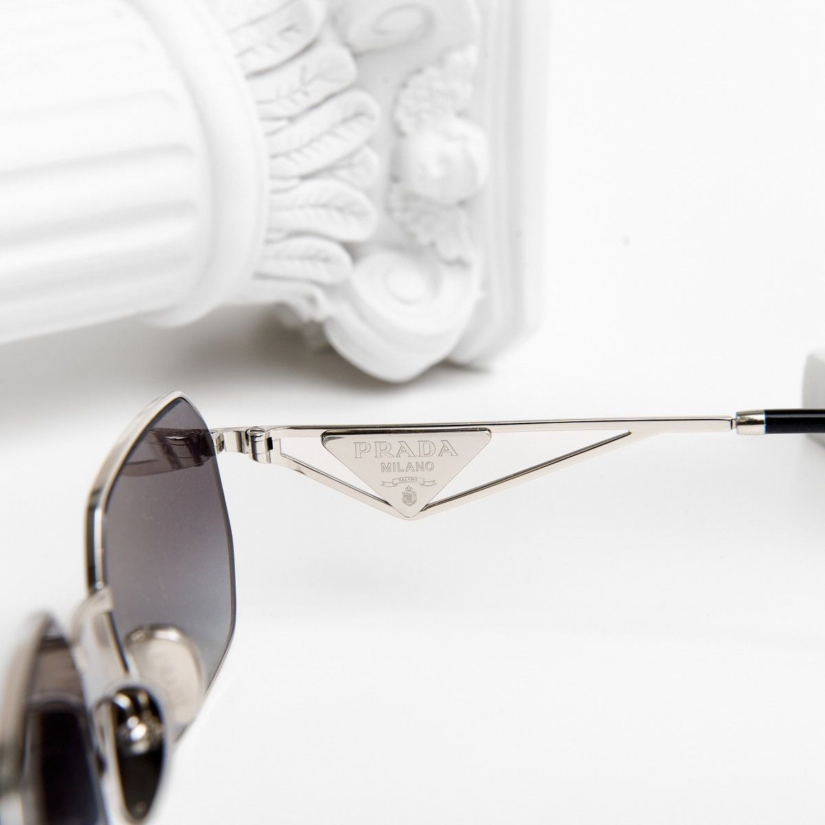 Prada PRADA 0PR A51S 1BC90A SUNGLASSES Size ONE SIZE - 4 Thumbnail