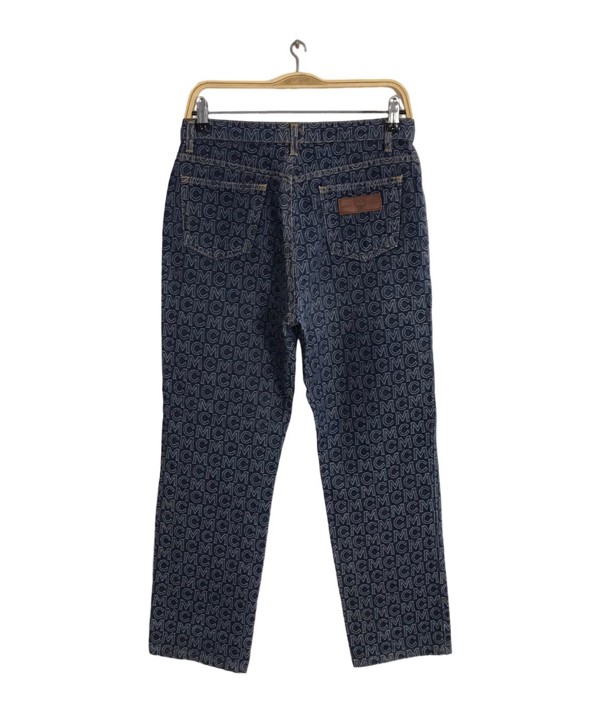 MCM MCM Legere Jeans Nova Checked Monogram Logo Denim Size 29" - 2 Thumbnail