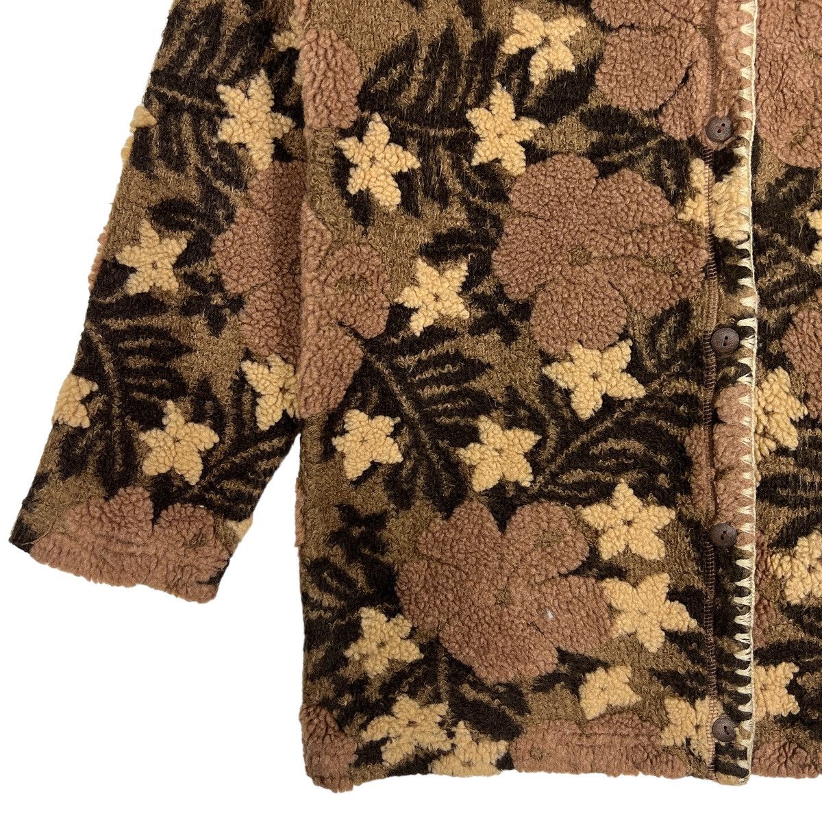 Japanese Brand 🔥 RYU FLOWER FLEECE JACKET Size US M / EU 48-50 / 2 - 4 Thumbnail