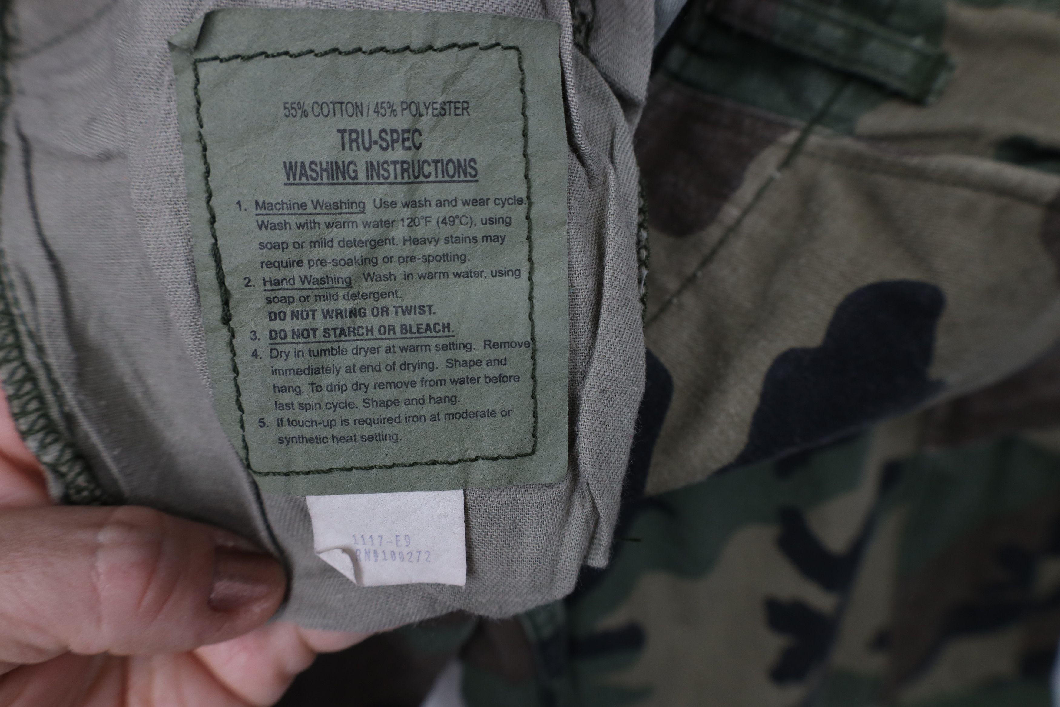 Vintage Vintage Y2K 2001 USGI Camouflage Combat Cargo Pants USA Size US 34 / EU 50 - 9 Thumbnail