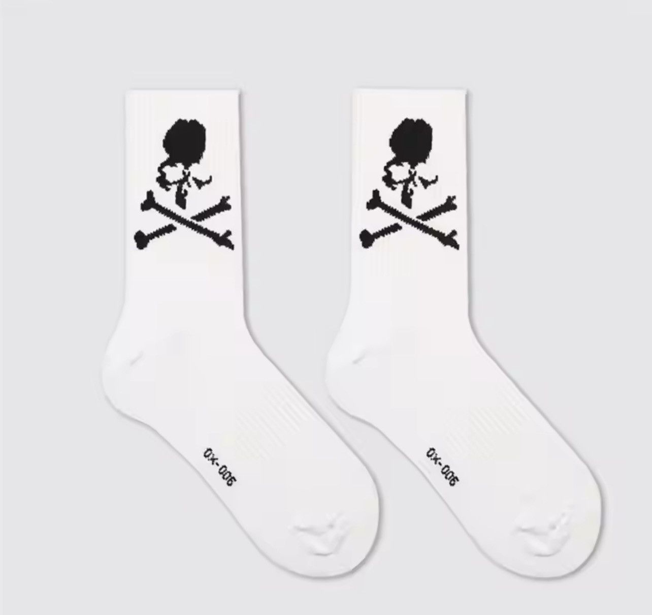 Converse × Happy Socks Hip Hop Skateboard Middle Tube Cotton Socks (1 pairs) Size ONE SIZE - 3 Thumbnail