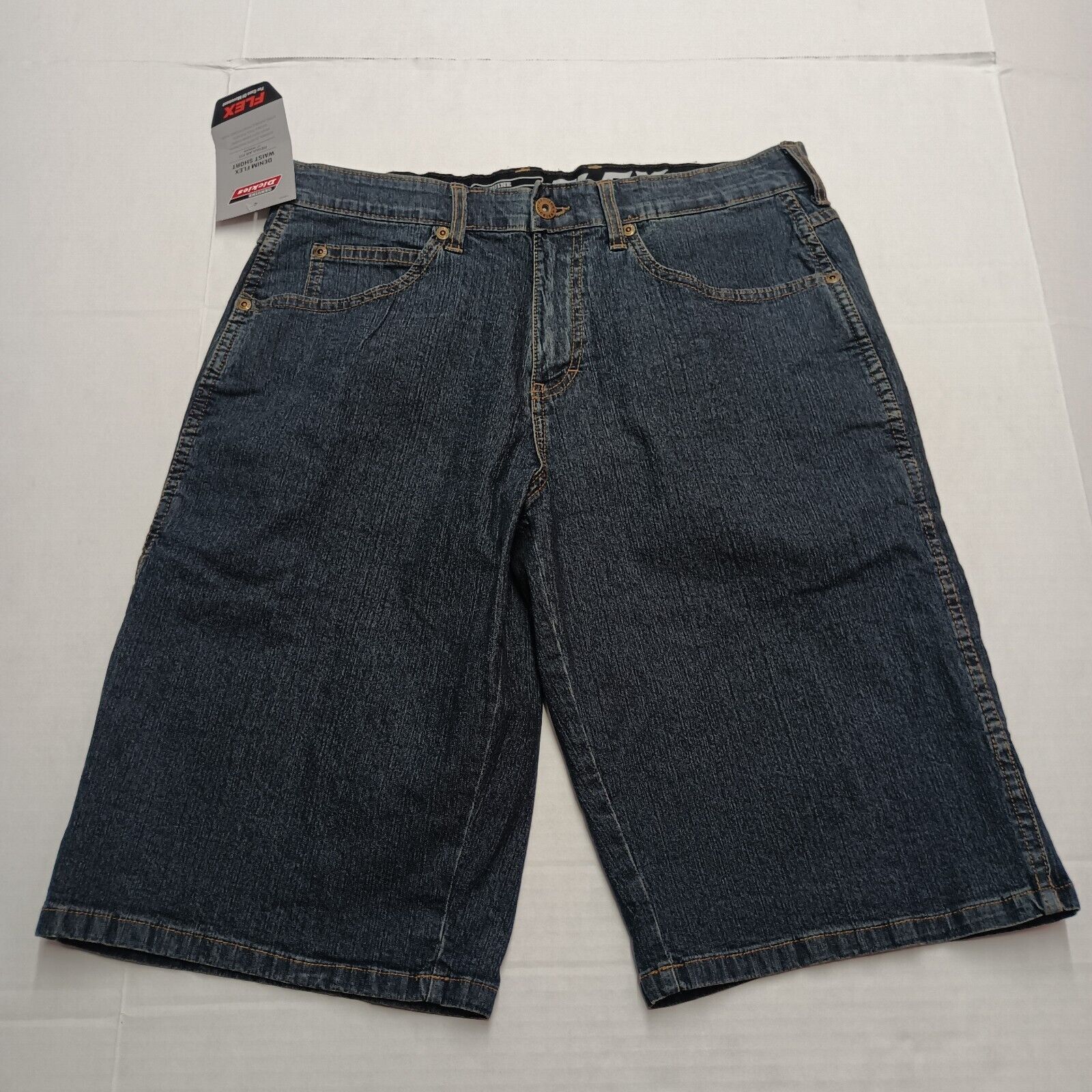 Dickies Dickies 13" Flex Denim Shorts Regular Fit Men's Size 30 Blue Size US 30 / EU 46 - 1 Thumbnail