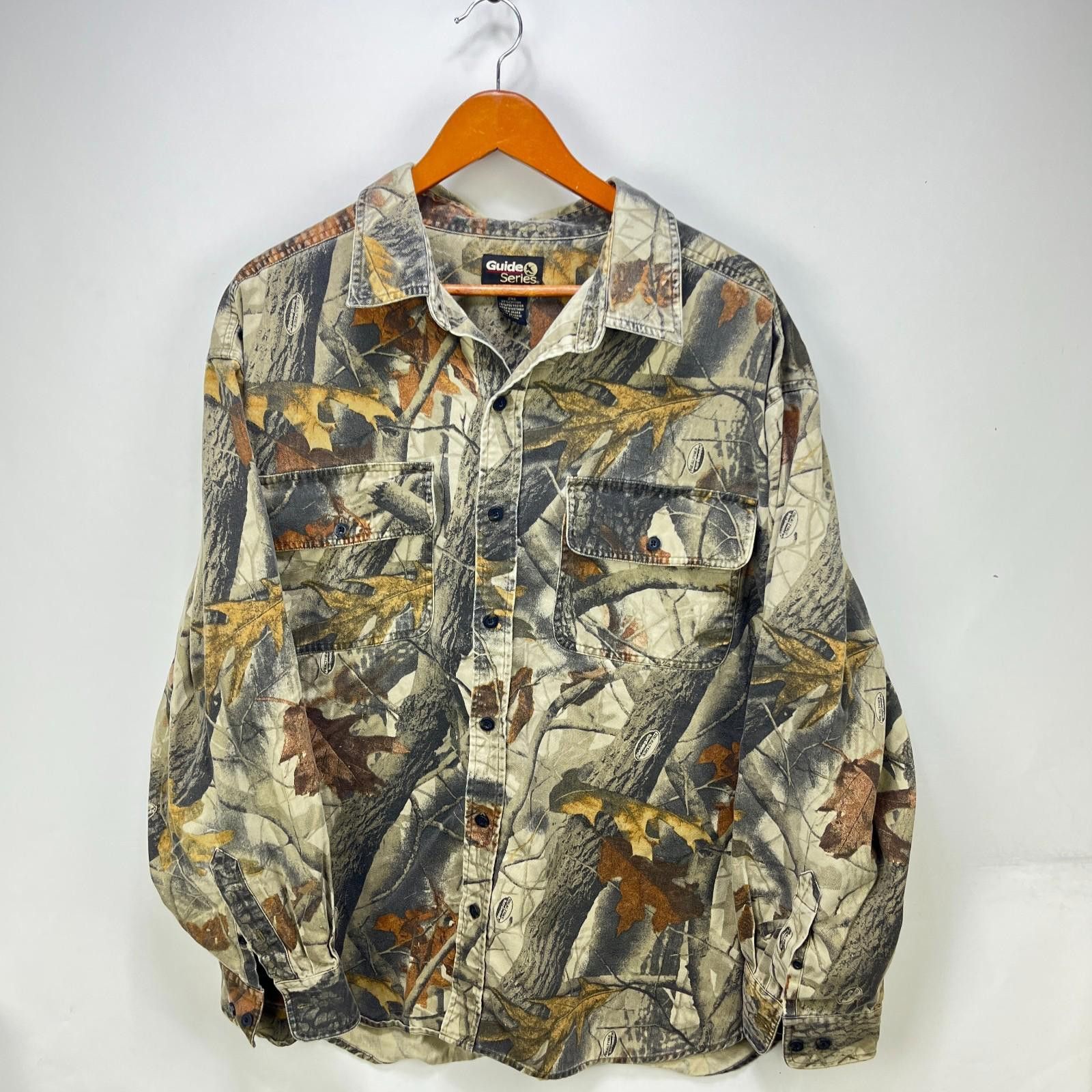 Vintage Vintage Tree Camo Real Button-Up Long Sleeve Shirt 2XL Size US XXL / EU 58 / 5 - 1 Thumbnail