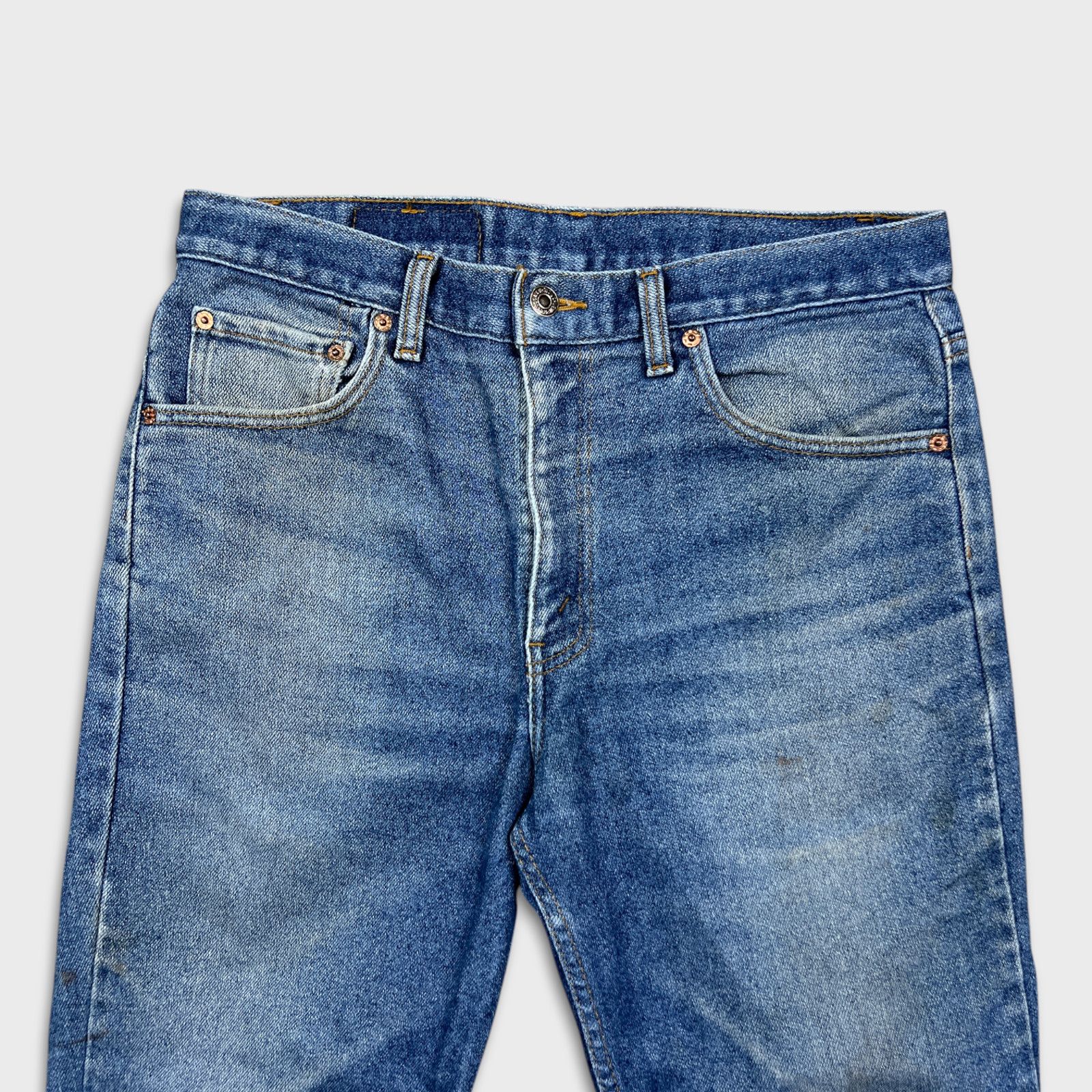 Levi's × Vintage Vintage 90s Levi's 505 34x30 White Tab Straight Relax Denim Size US 32 / EU 48 - 2 Thumbnail