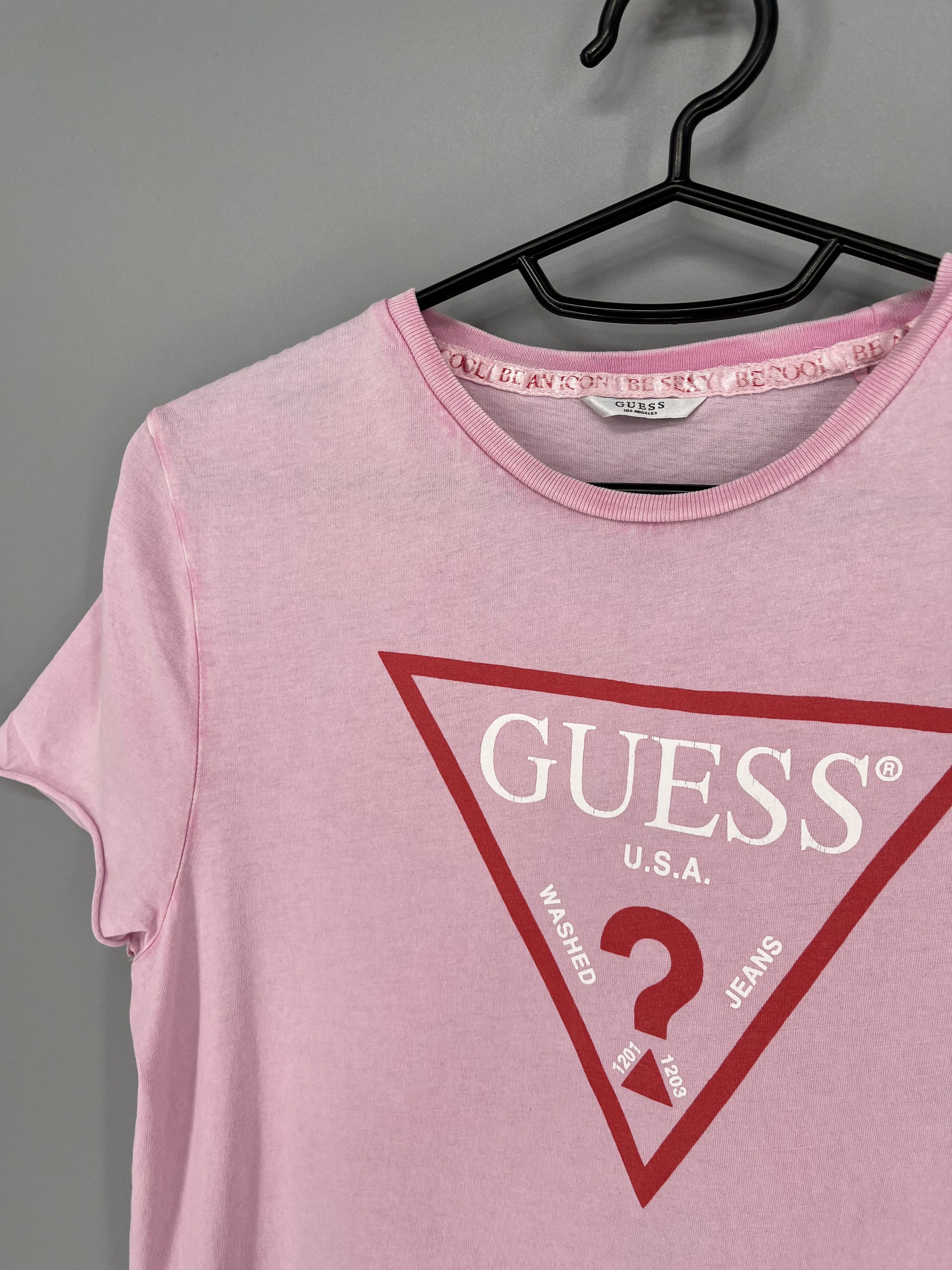 Guess Guess Short Sleeve Tshirt Big Logo Spellout Jumpe Size M / US 6-8 / IT 42-44 - 7 Thumbnail