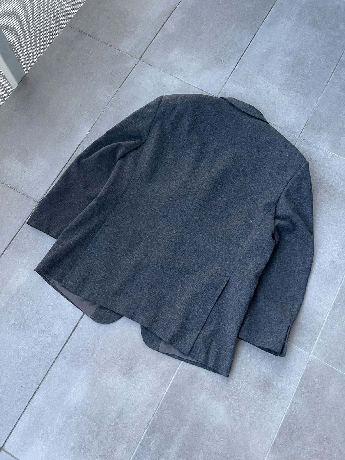 Cerruti 1881 Archive Cerruti 1881 Dark Grey Wool Blazer Size US L / EU 52-54 / 3 - 11 Thumbnail