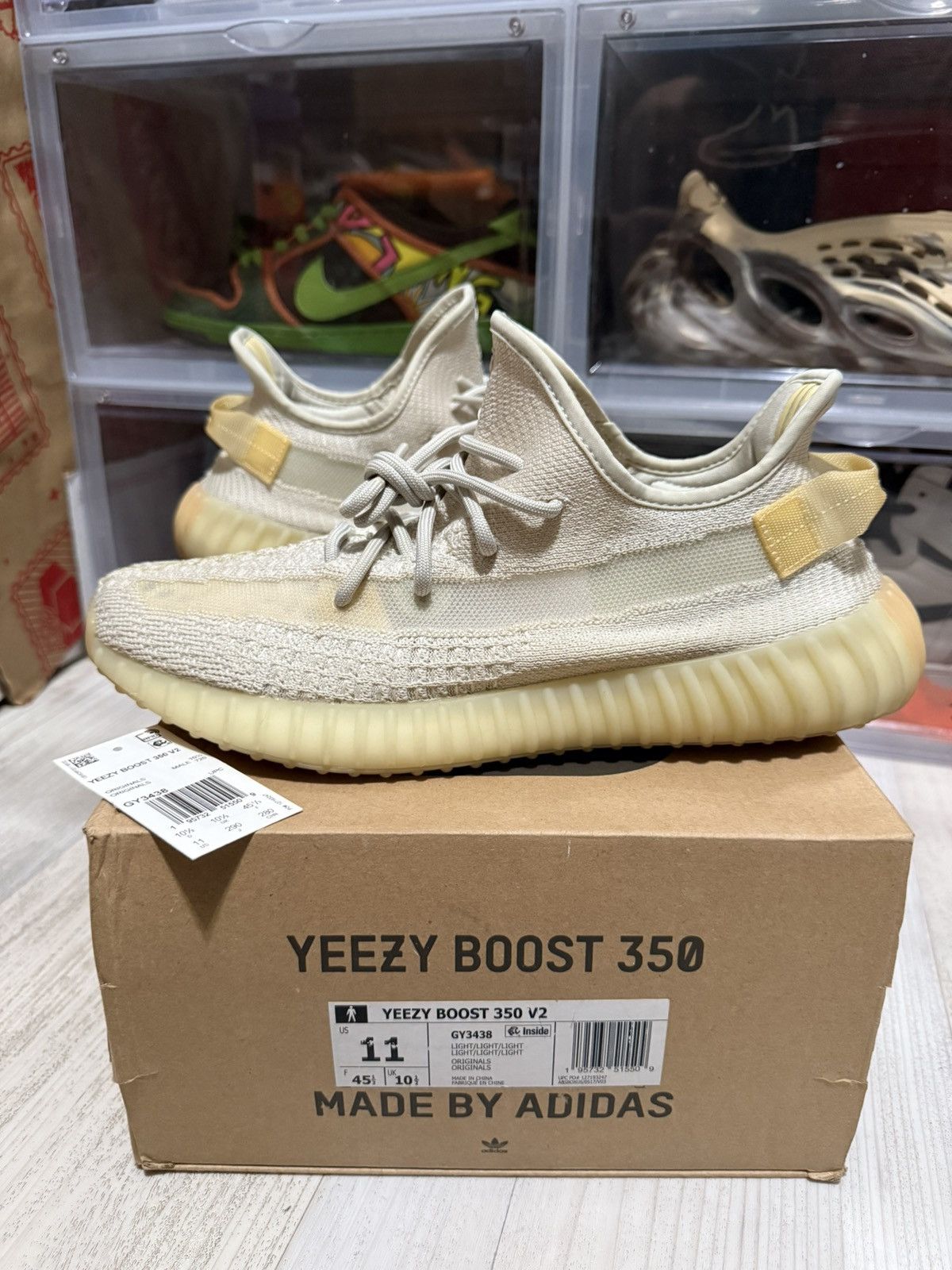 Adidas × Kanye West Adidas Yeezy 350 V2 Light Size US 11 / EU 44 - 1 Thumbnail
