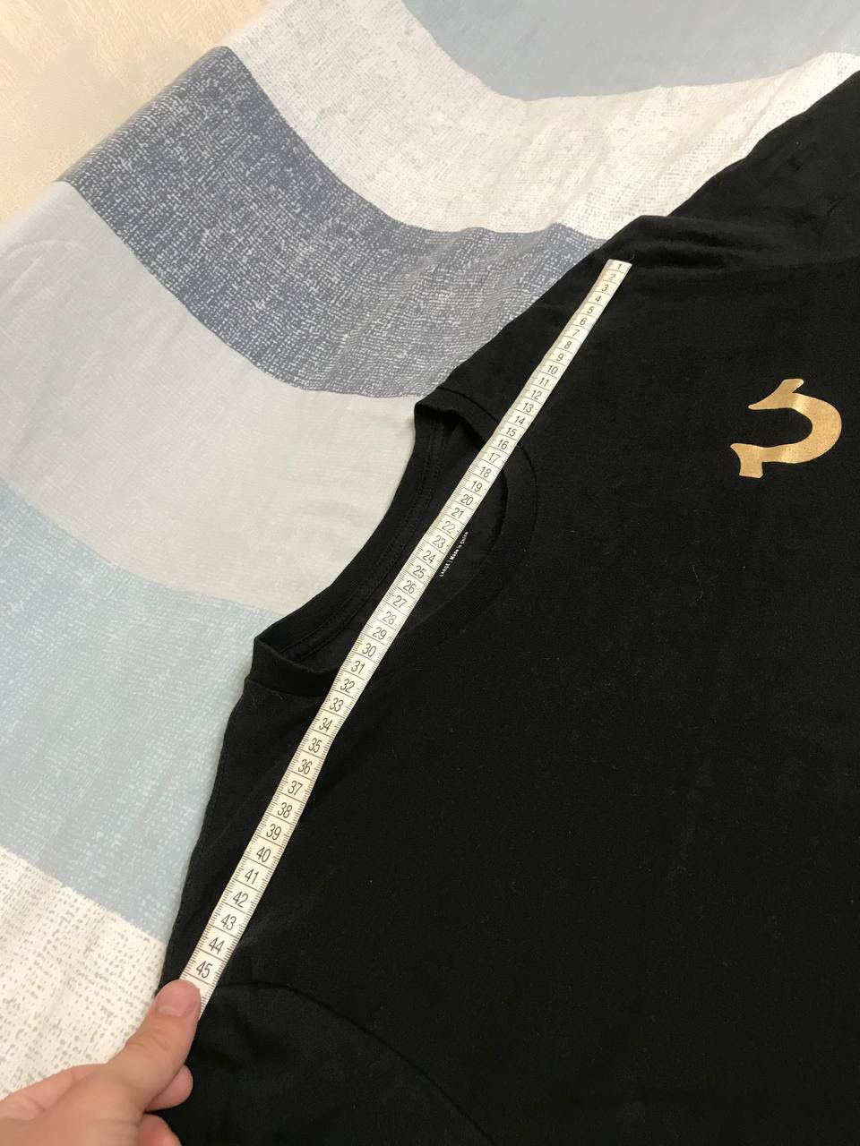 True Religion 🔥 True Religion Vintage Tee Big Logo Faded Black T Shirt Y2K Size US L / EU 52-54 / 3 - 9 Thumbnail