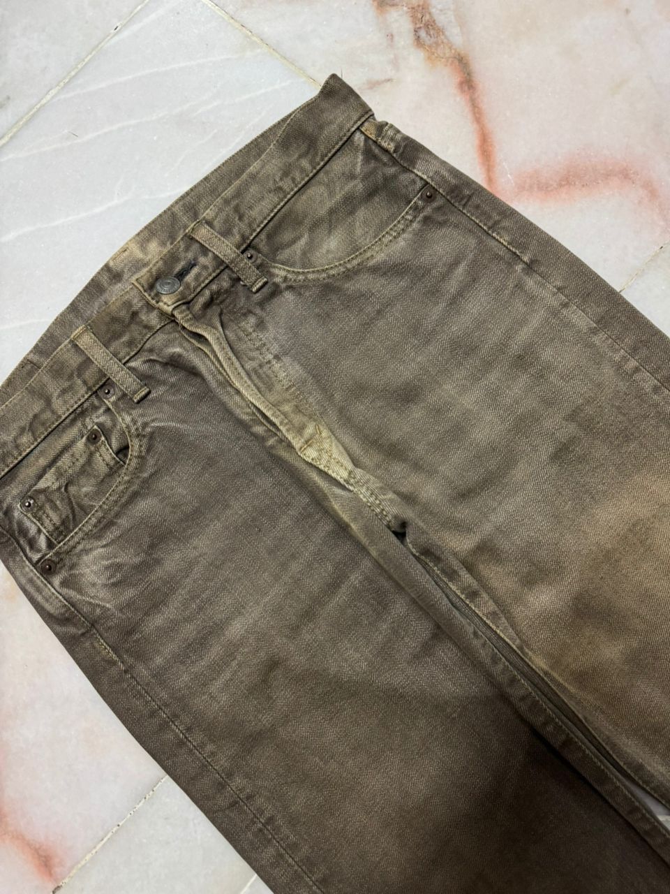 Japanese Brand Insane💥Le grand bleu Ifsixwasnine Style By SpellBound 90s Size US 29 - 6 Thumbnail
