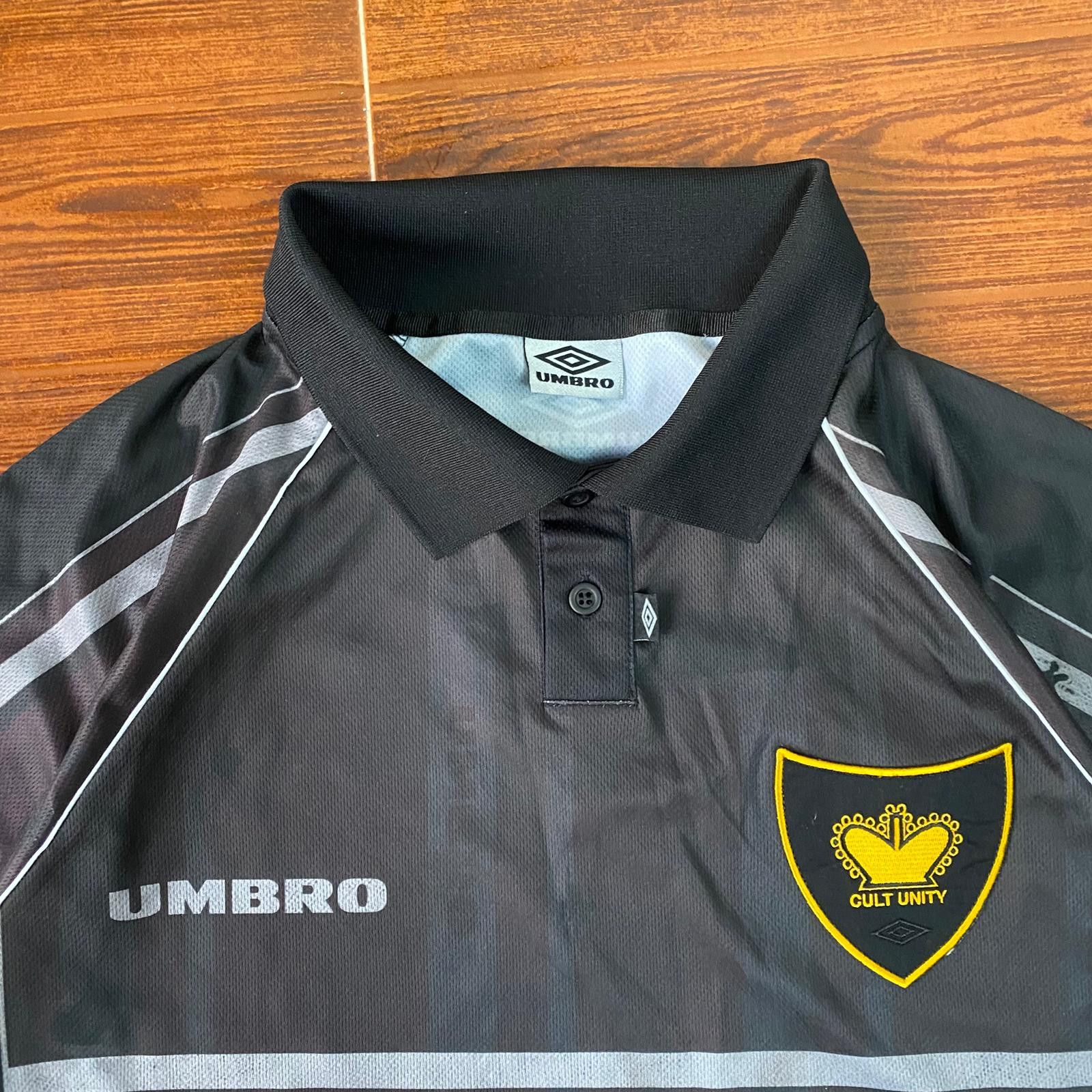Umbro x Slam Jam Purple Spycam Logo Distressed Jersey Polo Size US S / EU 44-46 / 1 - 7 Thumbnail