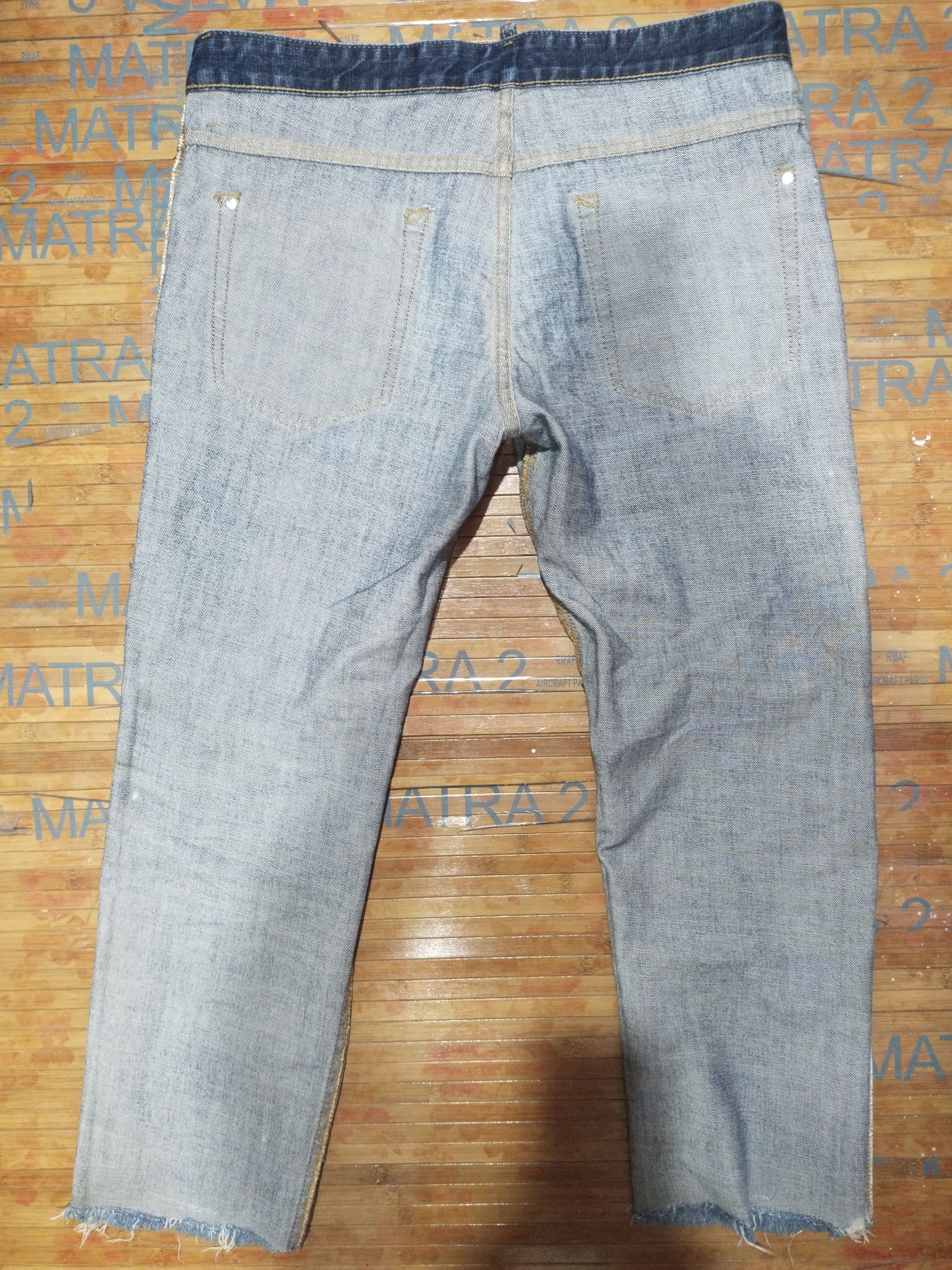 Dsquared2 × Vintage Dsquared Vintage " Distressed Drnim Sz 36" Size US 36 / EU 52 - 14 Thumbnail