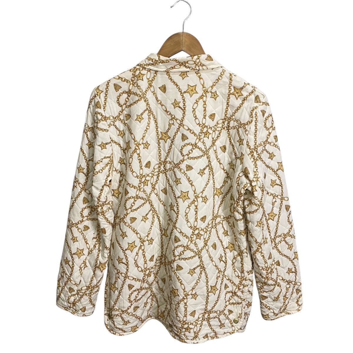 Designer × SikSilk × Vintage Mc David Internatuonal chain logo silk jacket Size S / US 4 / IT 40 - 4 Thumbnail