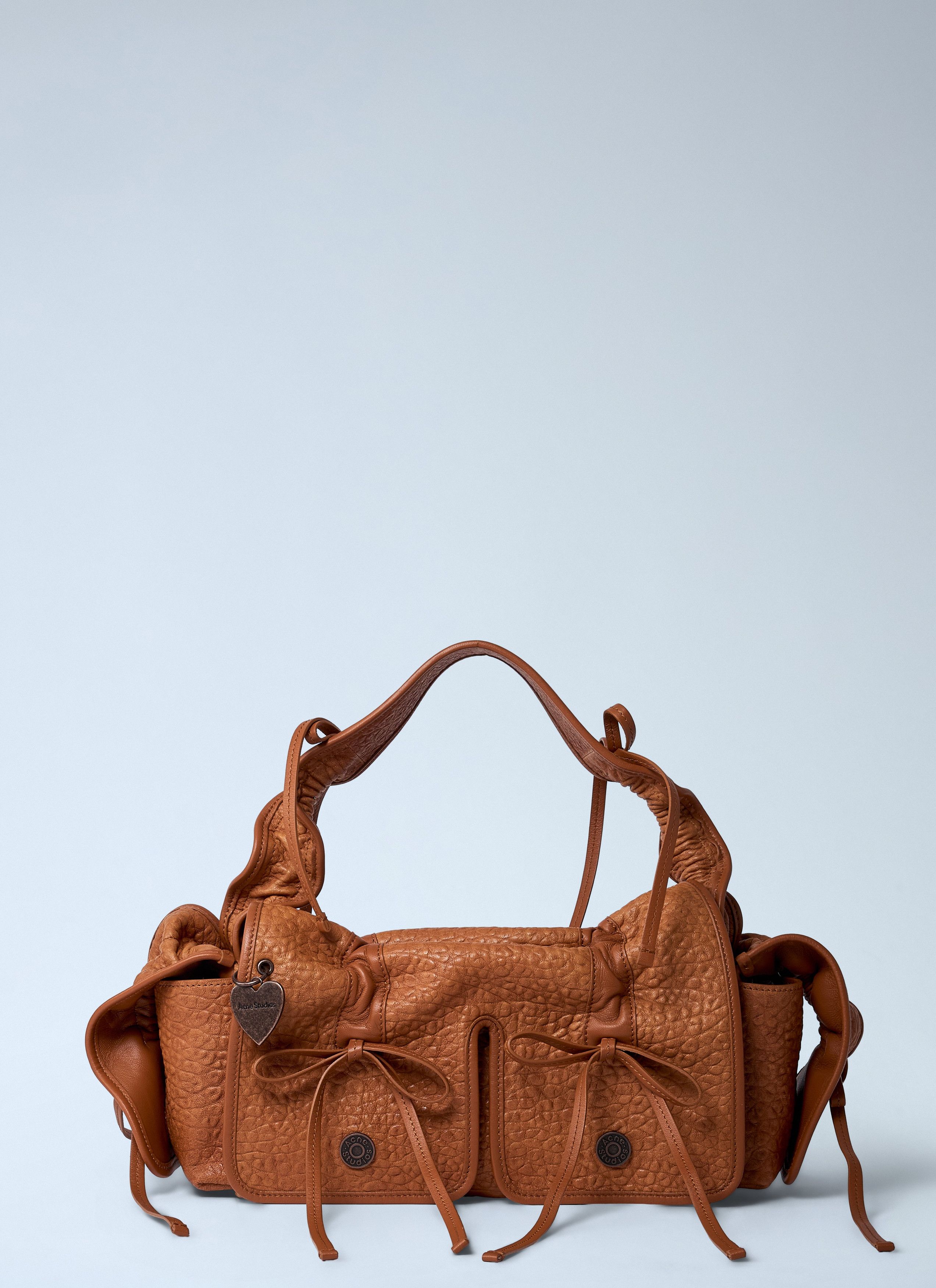 [AcneStudios]★MONOGRAM PLATT MINI SHOULDER BAG★Beige/black Acne Studios Platt mini shoulder bag - Beige/black