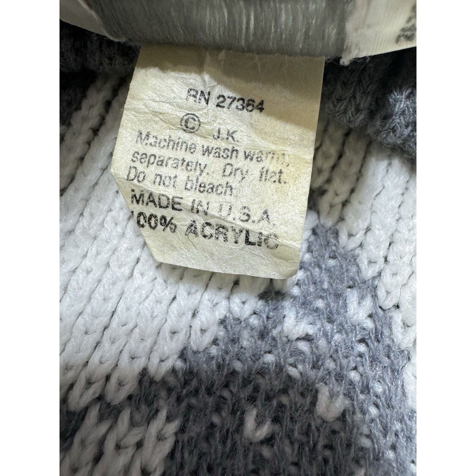 Other Vintage 80s Alicia Sweater Womens Plus 1X Abstract Birdseye Size XL / US 12-14 / IT 48-50 - 7 Thumbnail