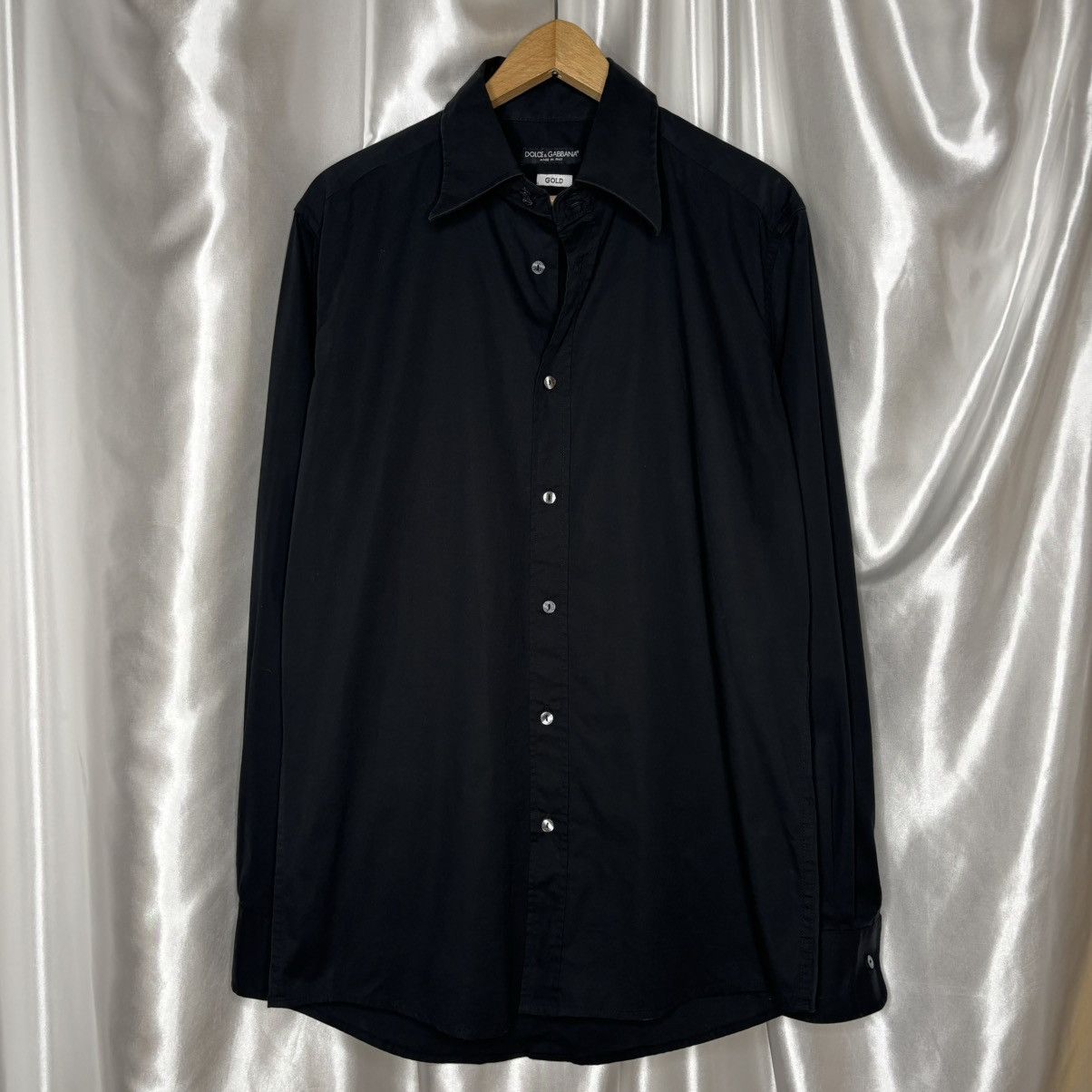 Dolce & Gabbana black long sleeved shirt Dolce & Gabbana basic Logo D&G Size US M / EU 48-50 / 2 - 1 Thumbnail