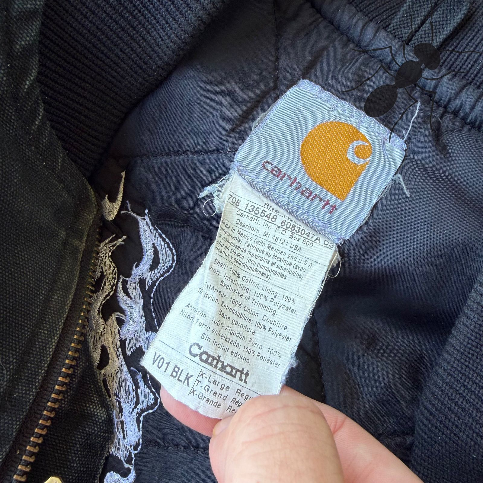 Carhartt × Vintage Carhartt V01 black work wear vest Size US XL / EU 56 / 4 - 3 Thumbnail