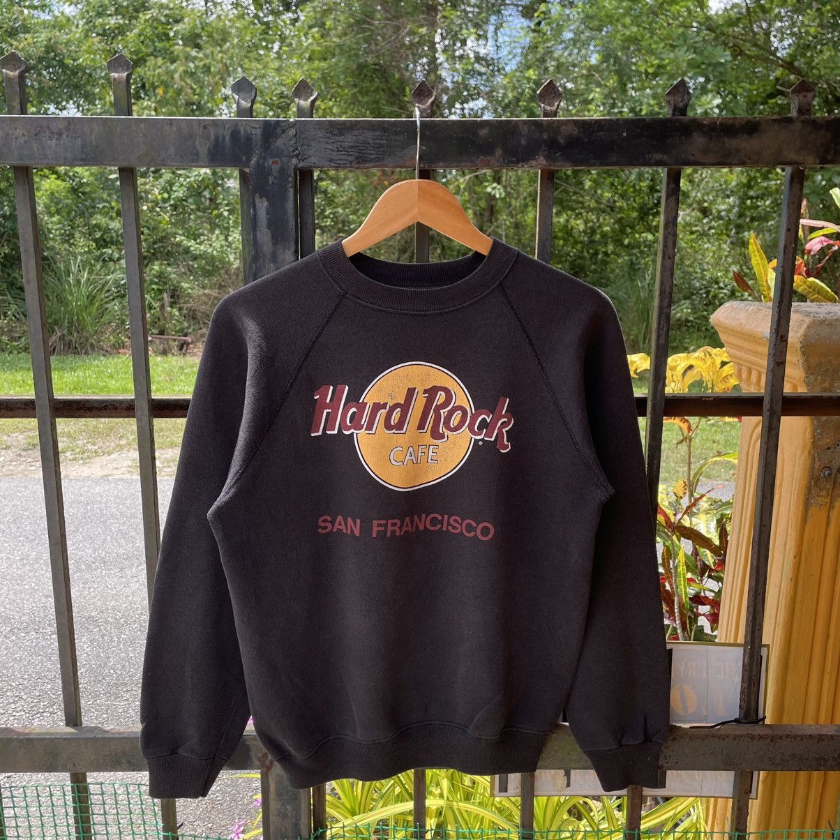 Hard Rock Cafe × Vintage 🔥Vintage 80s Hard Rock Cafe San Francisco Sweatshirts Size US S / EU 44-46 / 1 - 1 Thumbnail