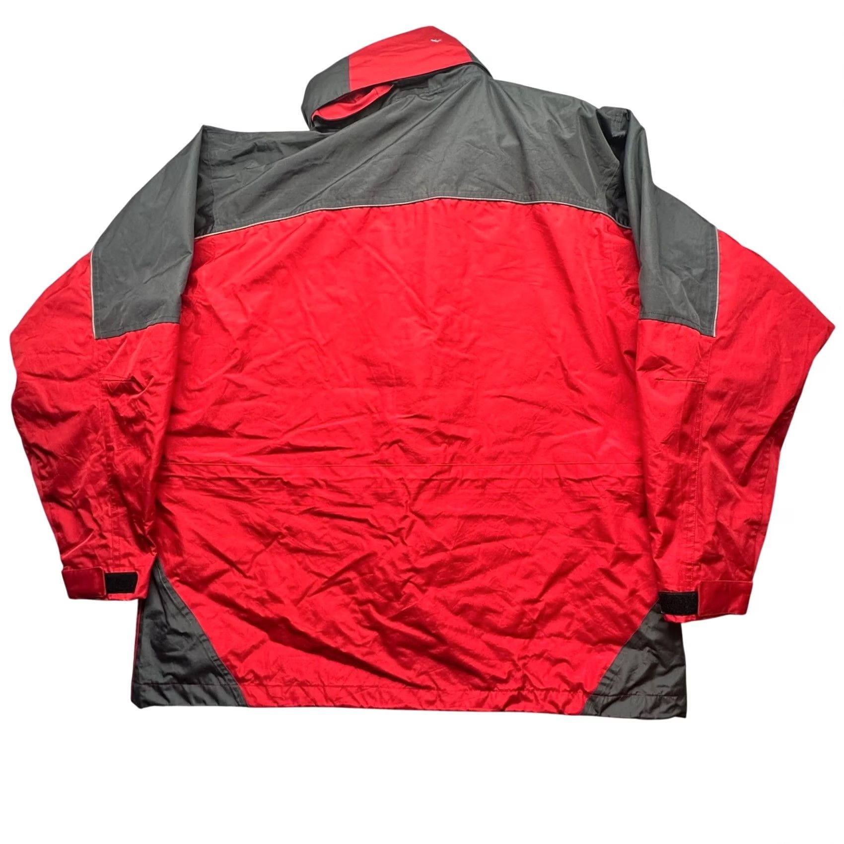 Marlboro VINTAGE Marlboro Red Star Jacket Mens XXL Shell Hooded Hiking Ski NO ZIPPER Long Pockets Solid Outdoor Casual Fall Spring Winter Size US XXL / EU 58 / 5 - 2 Thumbnail