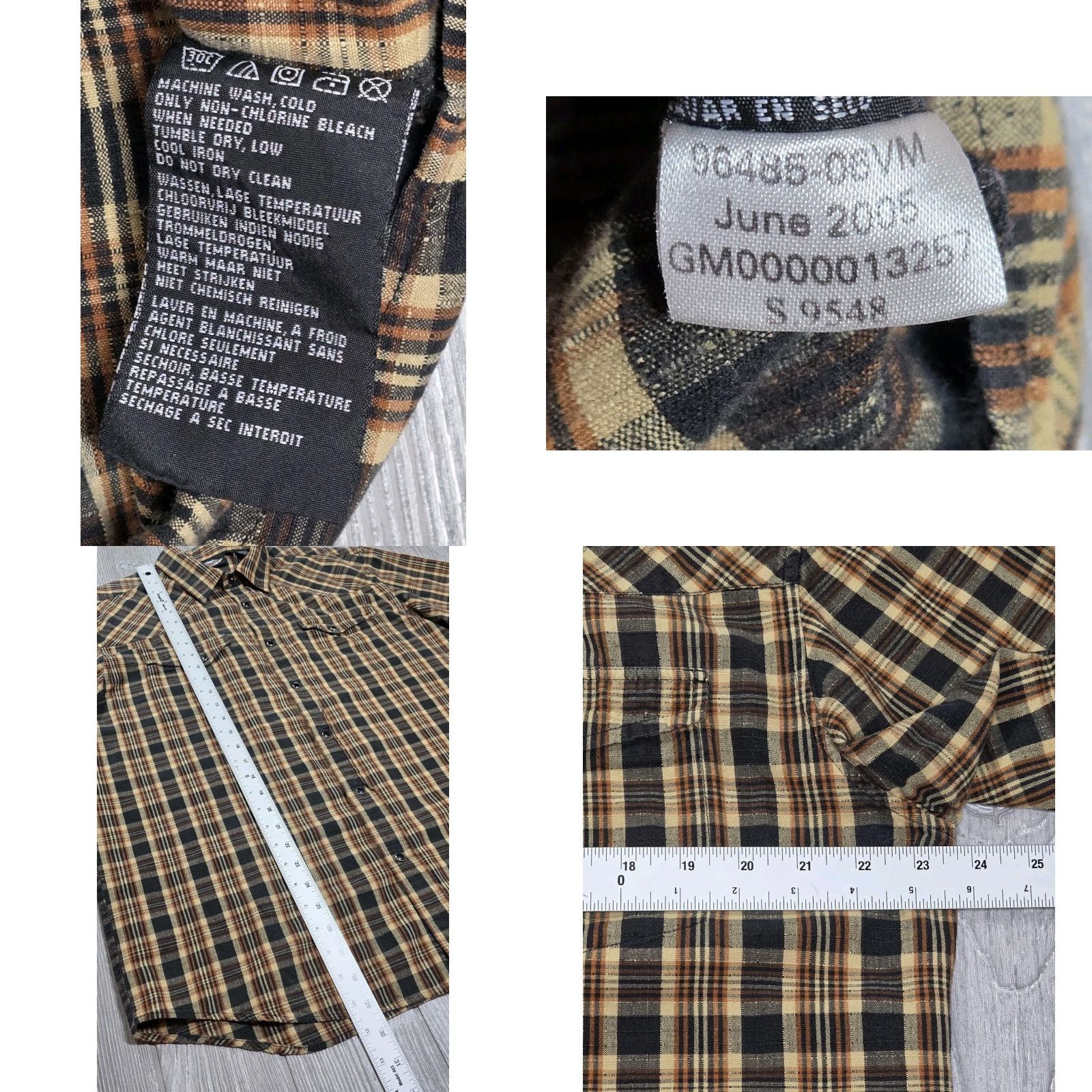 Harley Davidson Harley-Davidson Pearl Snap Shirt Mens L Western Moto Cowboy Gorpcore Y2k Mens Shirt Plaid Brown Cotton Logo Embroidered Vintage No Size US L / EU 52-54 / 3 - 8 Thumbnail