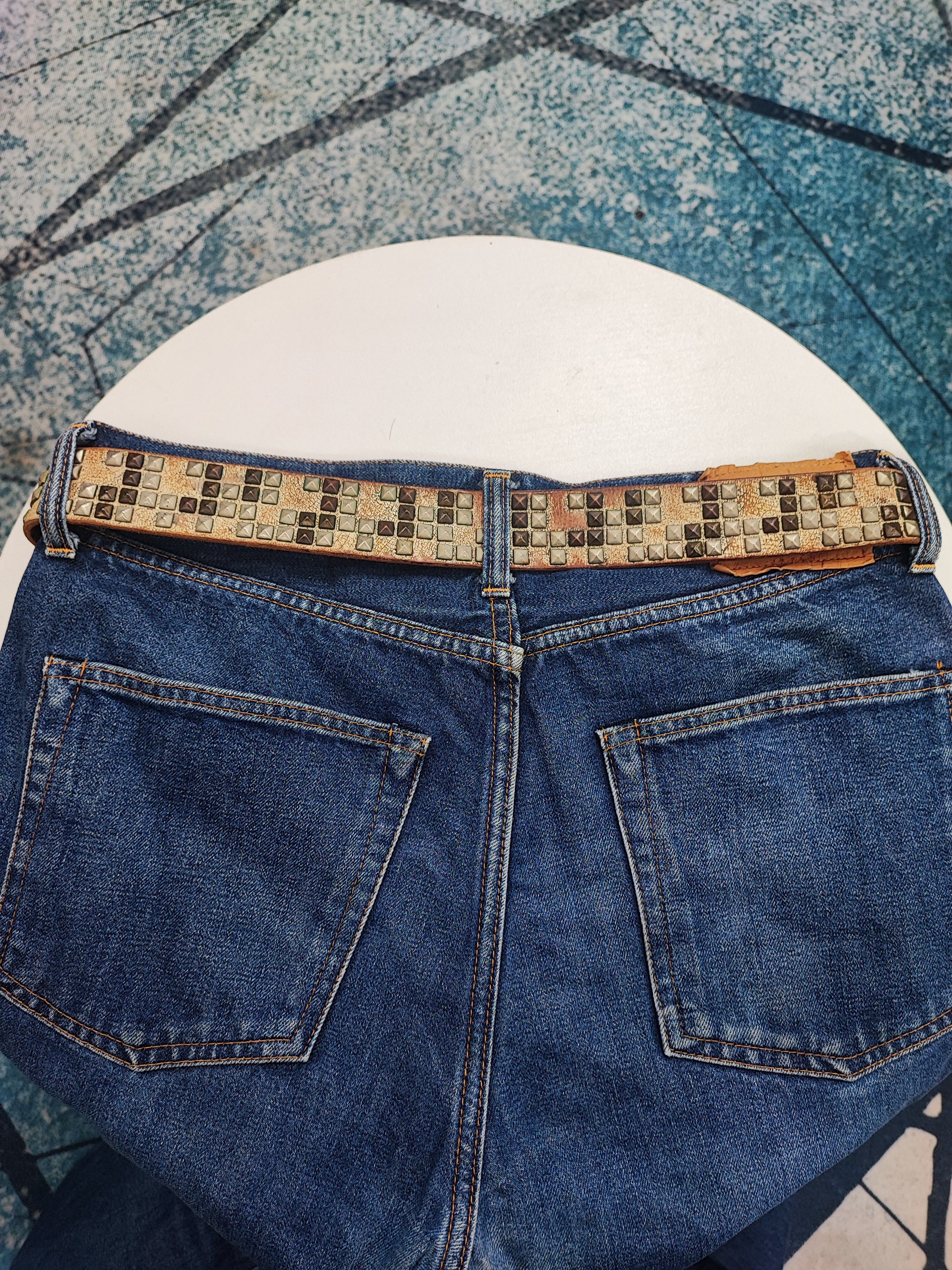 PPFM Japanese Brand PPFM Studded Leathers Belt Size ONE SIZE - 2 Thumbnail