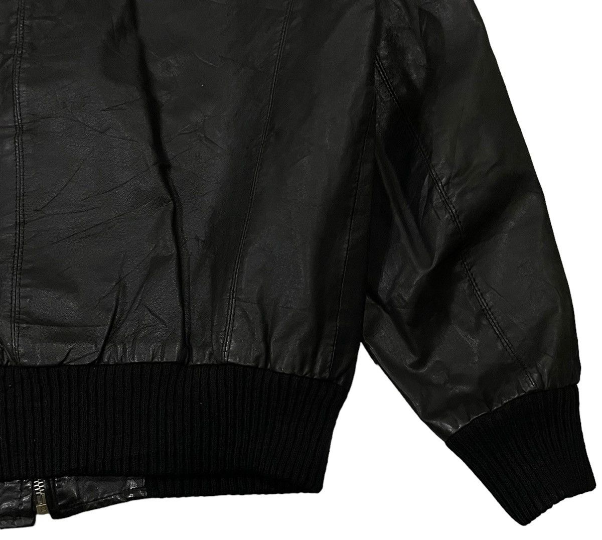 Comme des Garcons Tricot Comme Des Garcons Bomber Leather Jacket Size US M / EU 48-50 / 2 - 12 Thumbnail