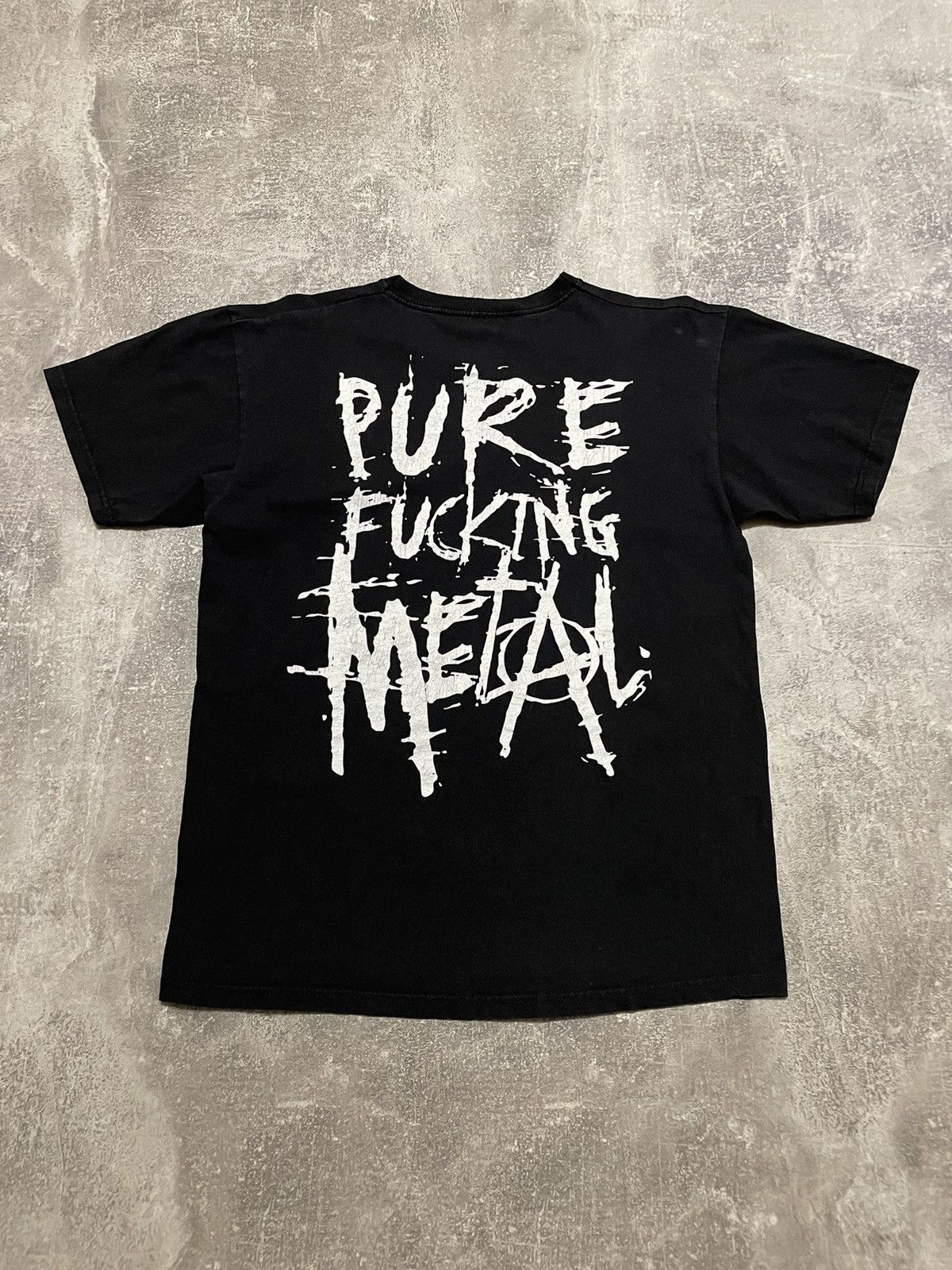 Band Tees × Vintage Vintage Arch Enemy Pure Fucking Metal T-Shirt Size US L / EU 52-54 / 3 - 2 Thumbnail