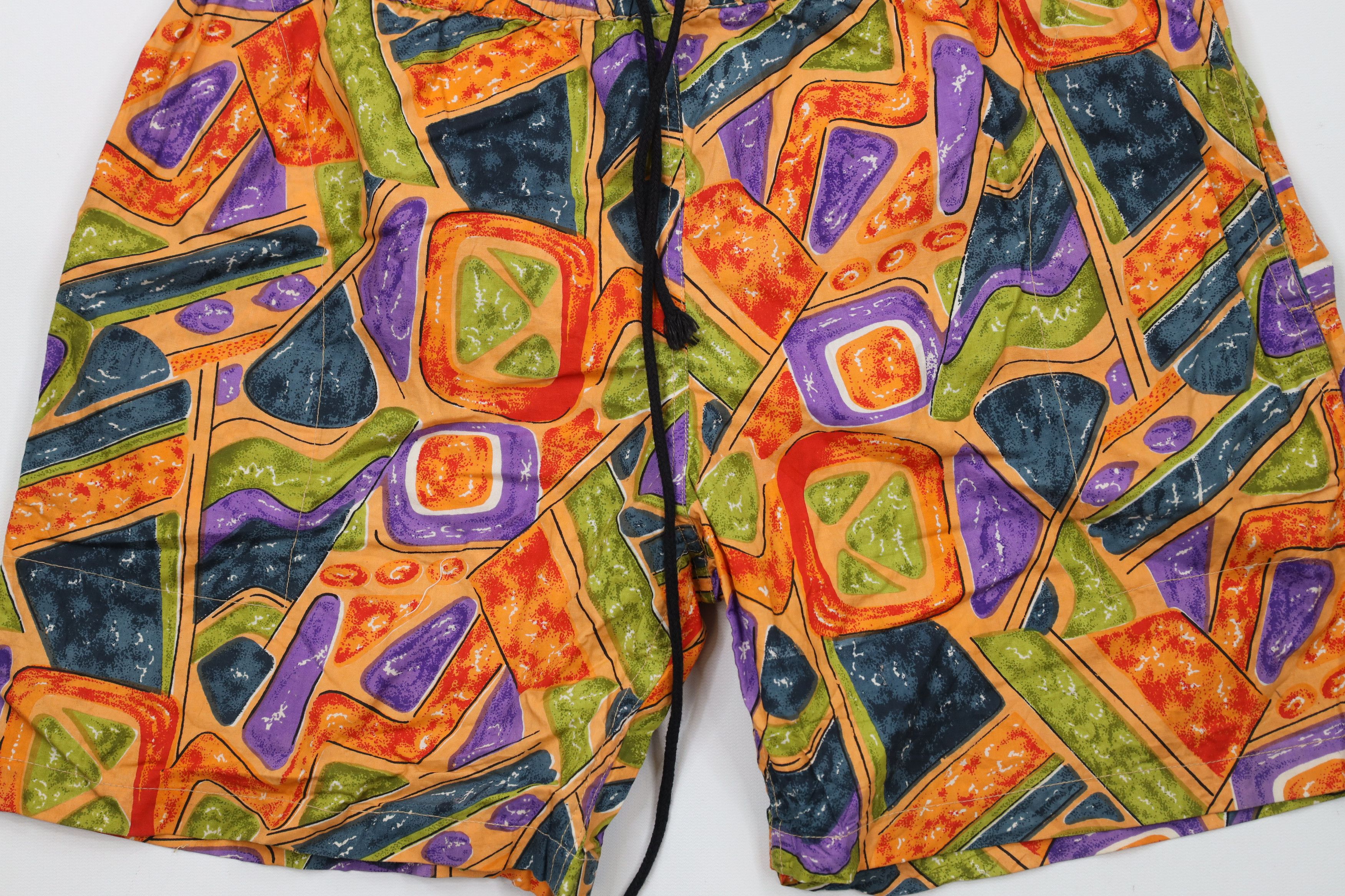 Vintage Vintage 90s Streetwear Lined Above Knee Shorts Trunks Size US 30 / EU 46 - 3 Thumbnail