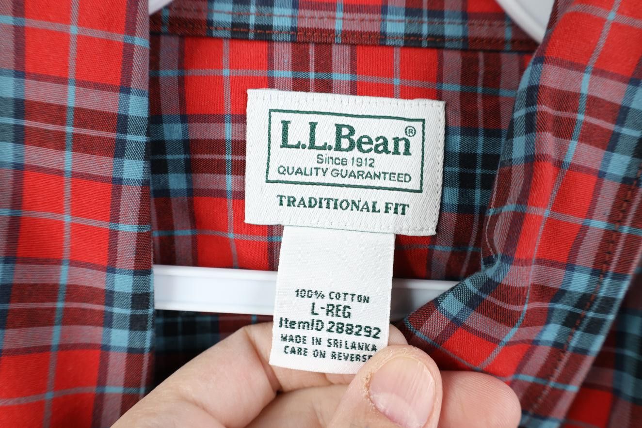 L.L. Bean Vintage Y2K LL Bean Fit Collared Button Down Shirt Plaid Size US L / EU 52-54 / 3 - 6 Thumbnail
