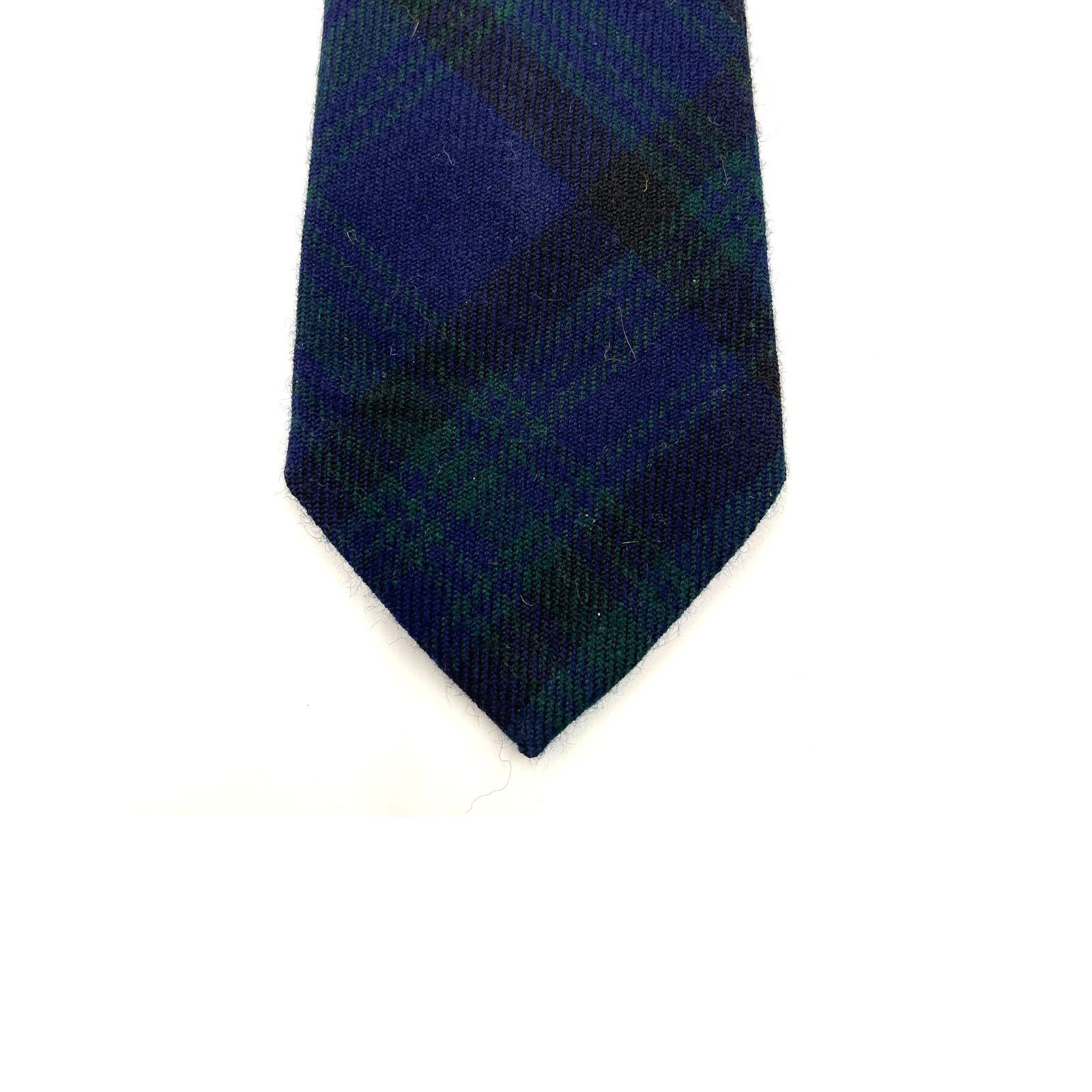 Vintage Lochcarron Scottish Wool Plaid Tie Blackwatch Tartan Vintage Size ONE SIZE - 1 Thumbnail