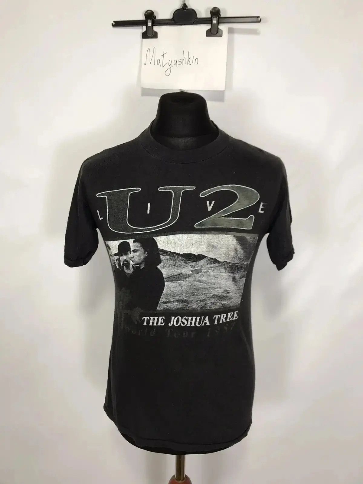 Band Tees × Vintage The Joshua tree U2 world tour 1987 merchendise t-shirt Size US S / EU 44-46 / 1 - 1 Thumbnail