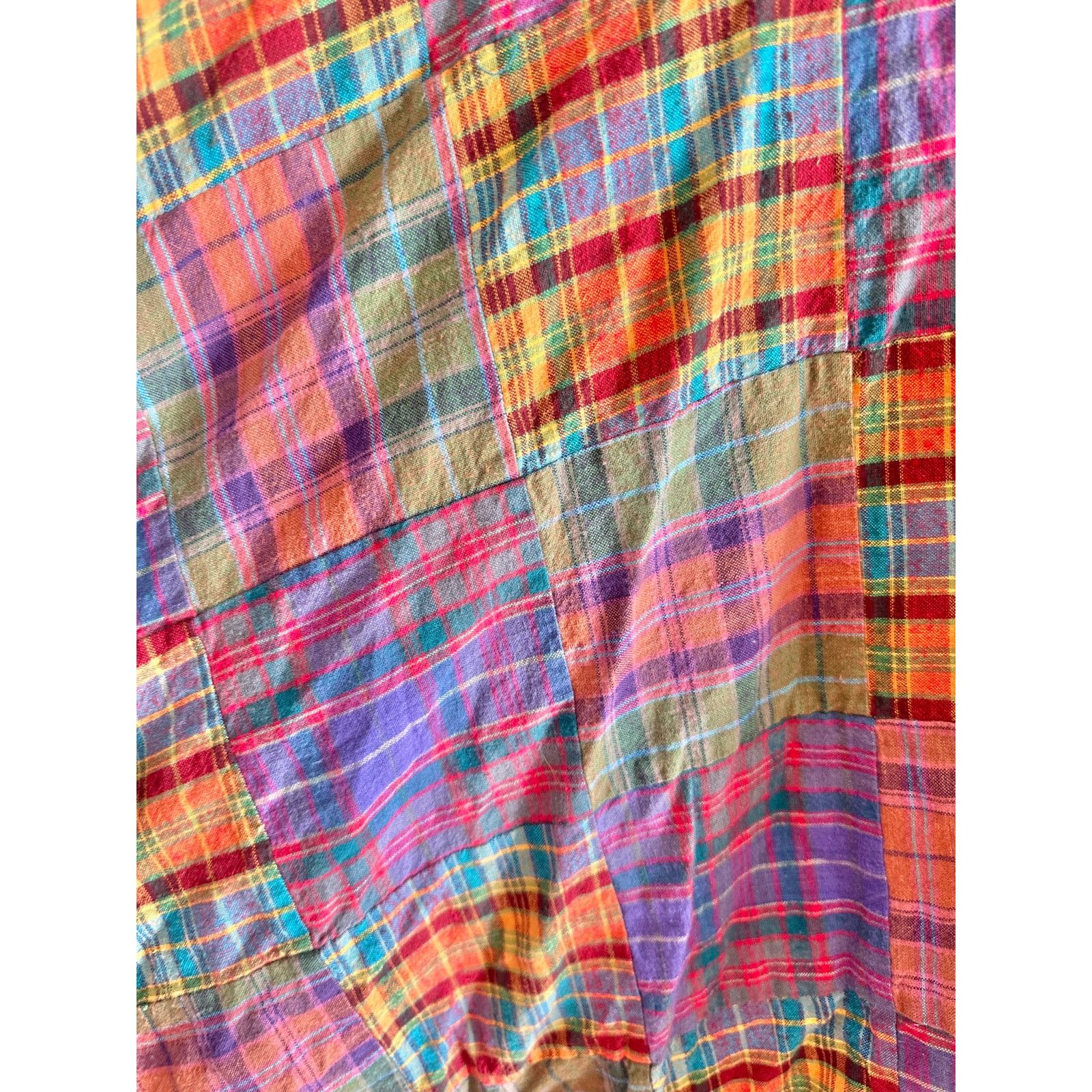 Vintage Vintage 60s 70s Patchwork Midi Skirt Size 27" / US 4 / IT 40 - 5 Thumbnail