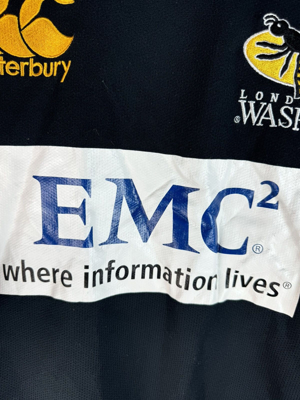 Canterbury of New Zealand Canterbury Wasps rugby jersey vintage Size US L / EU 52-54 / 3 - 4 Thumbnail