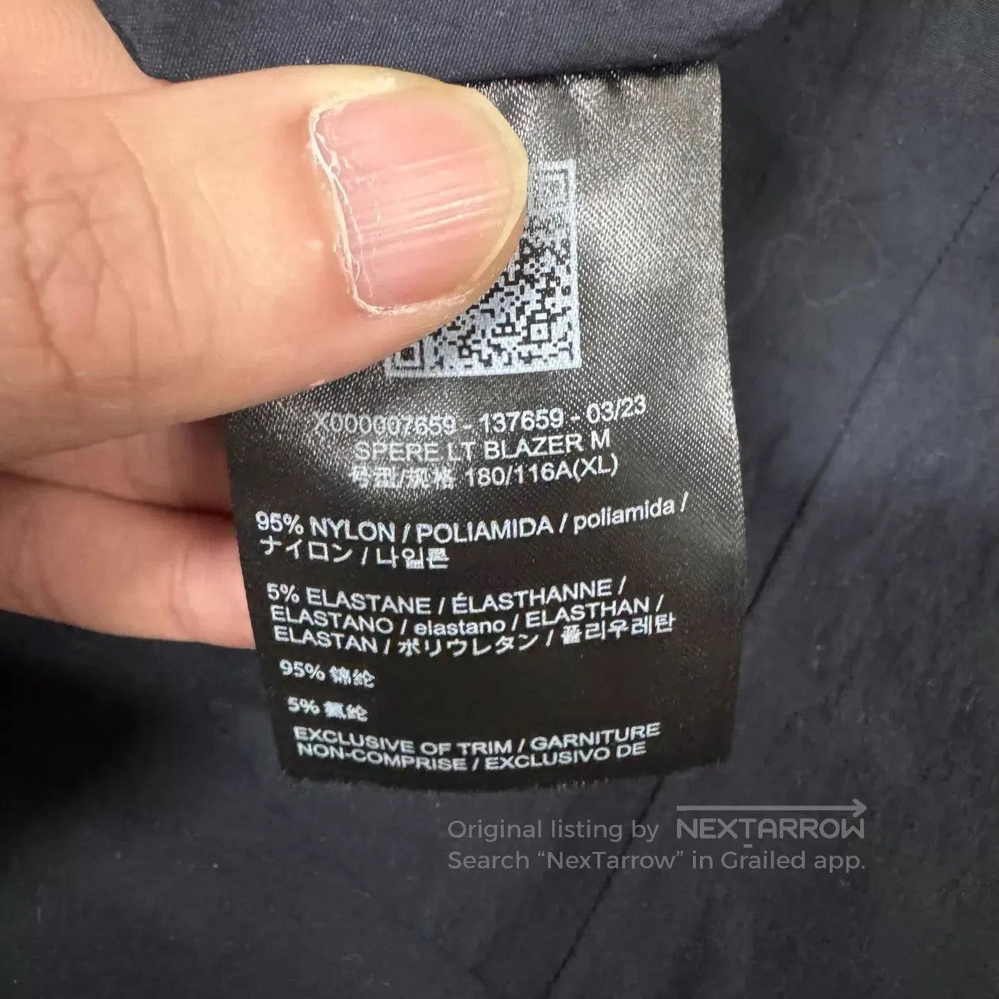 Arc'teryx Black Lightweight Blazer Jacket. Size US XL / EU 56 / 4 - 6 Thumbnail