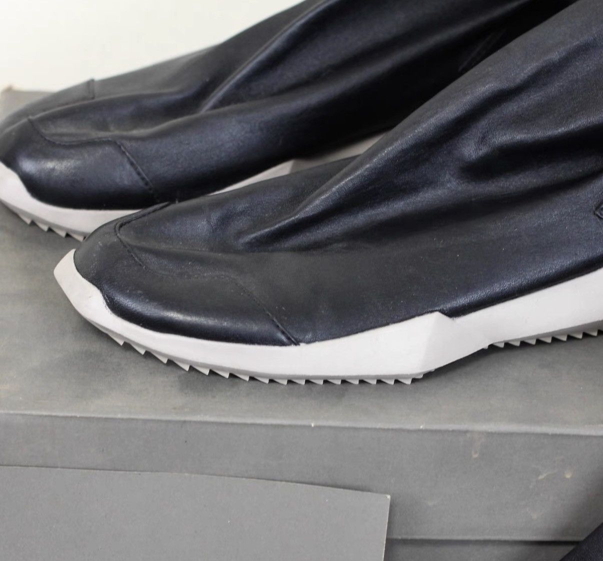 Rick Owens Rick Owens x Adidas Collaboration Alien Sole Long Boots Size US 9 / IT 39 - 2 Thumbnail