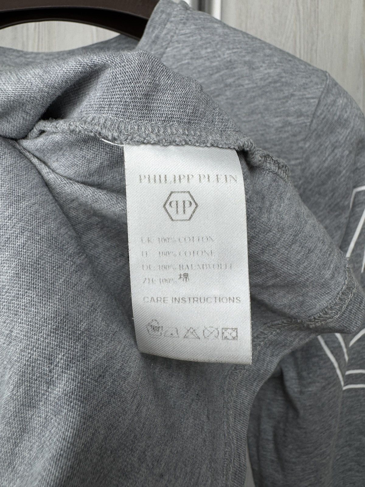 Philipp Plein Philip Plein Homme grey big logo tiger rhinestones ls tee Size US S / EU 44-46 / 1 - 11 Thumbnail