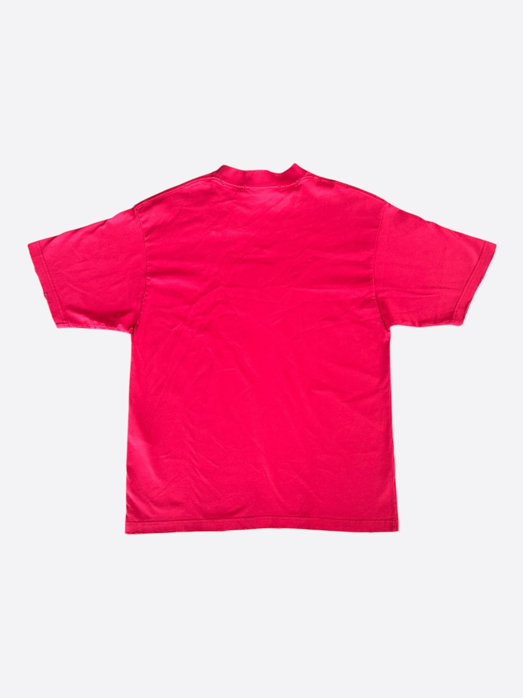 Balenciaga Balenciaga Red To My Love Graphic T-Shirt Size US L / EU 52-54 / 3 - 2 Thumbnail
