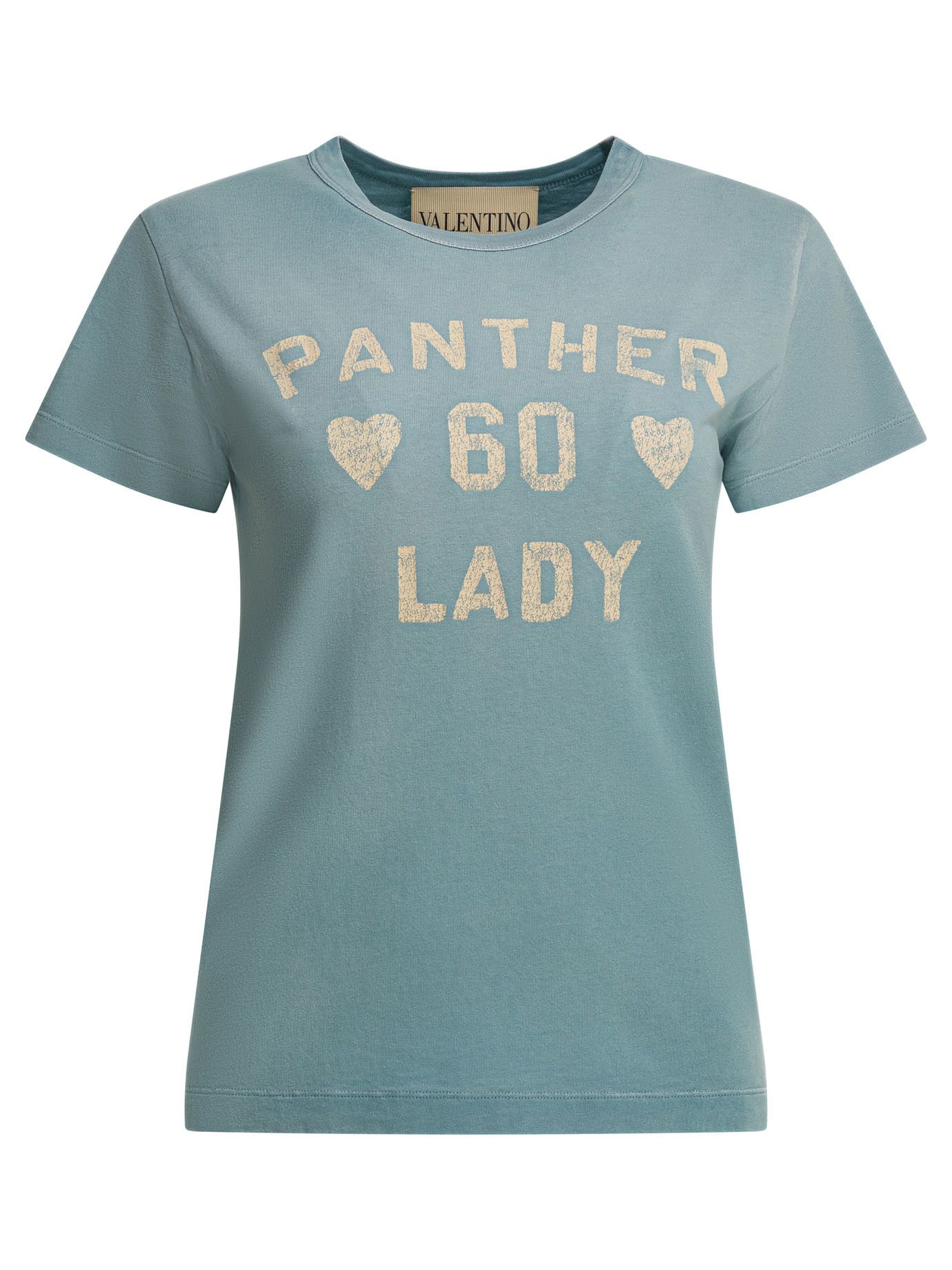 Valentino Panther Lady Crewneck T-Shirt tag size S Women - USA Duties Paid
